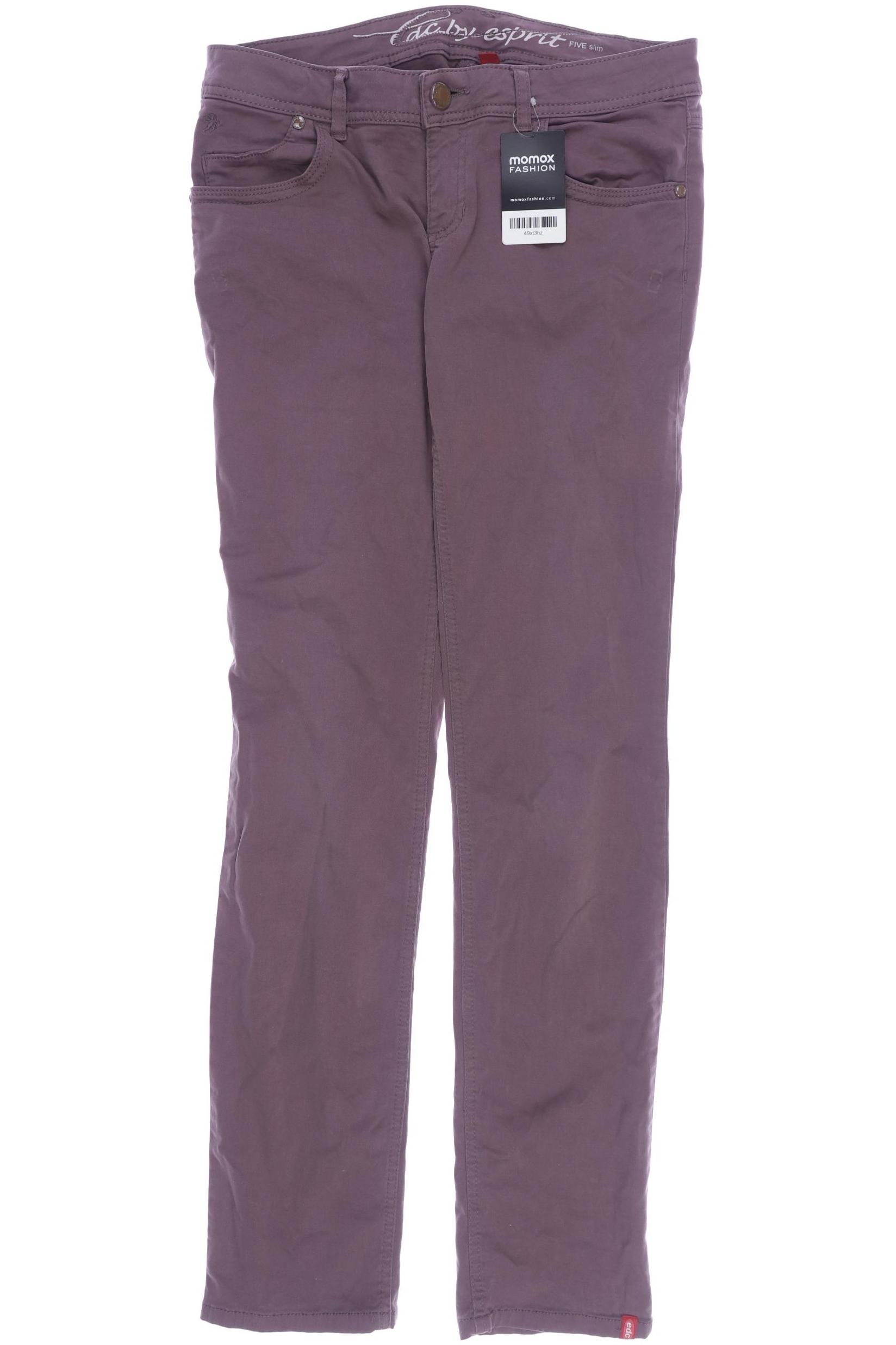 

edc by Esprit Damen Stoffhose, bordeaux