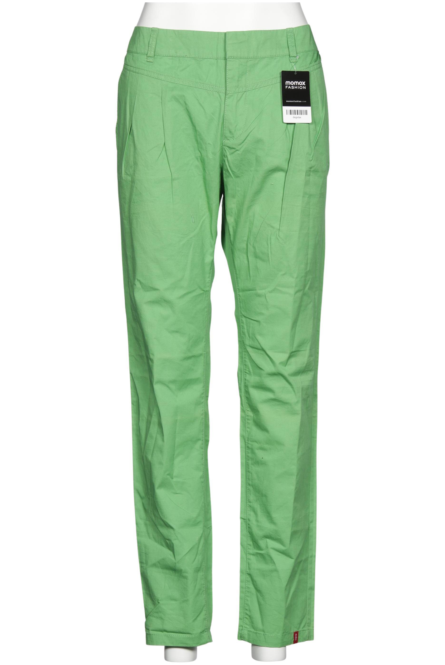 

edc by Esprit Damen Stoffhose, hellgrün, Gr. 42