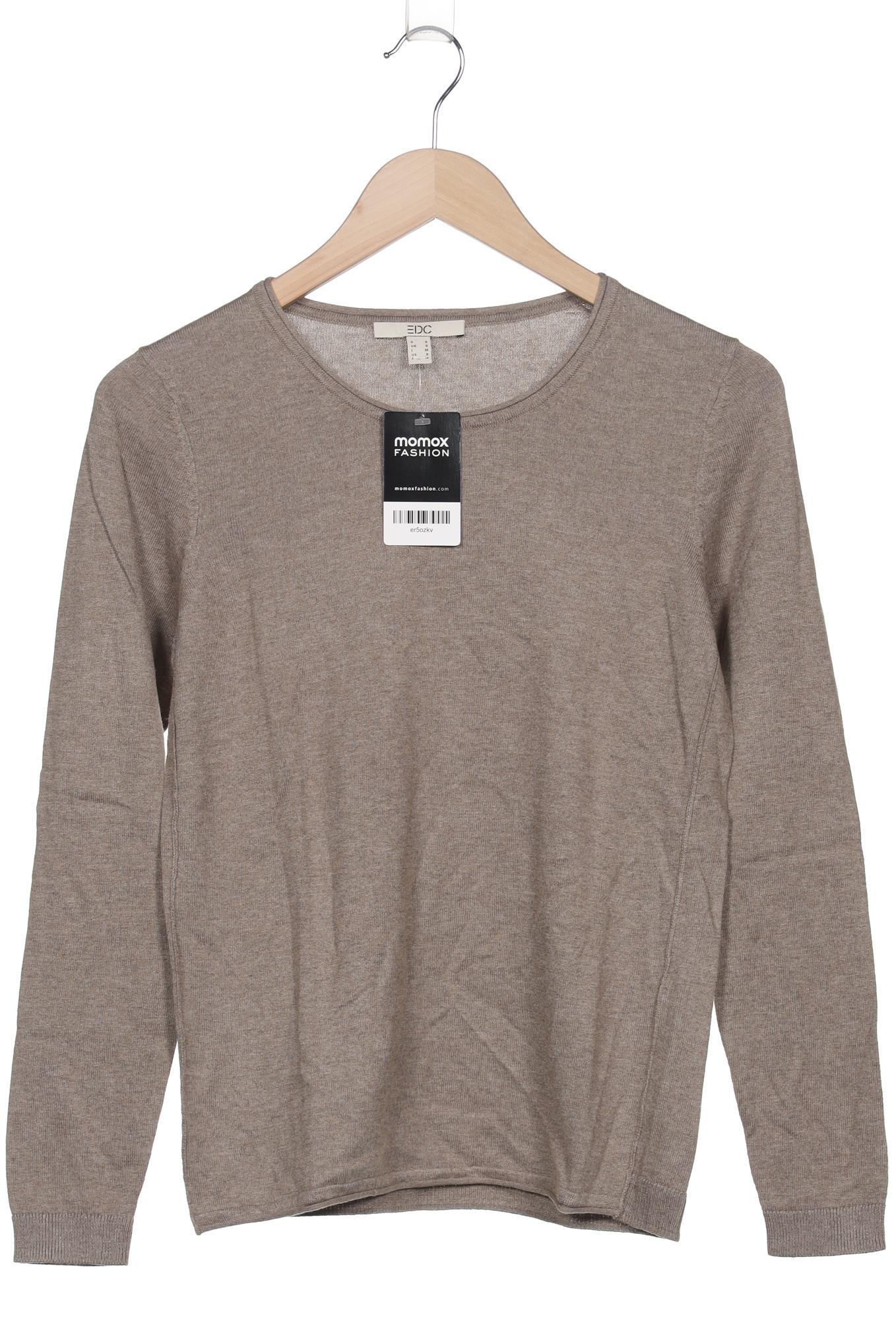 

edc by Esprit Damen Pullover, braun, Gr. 36