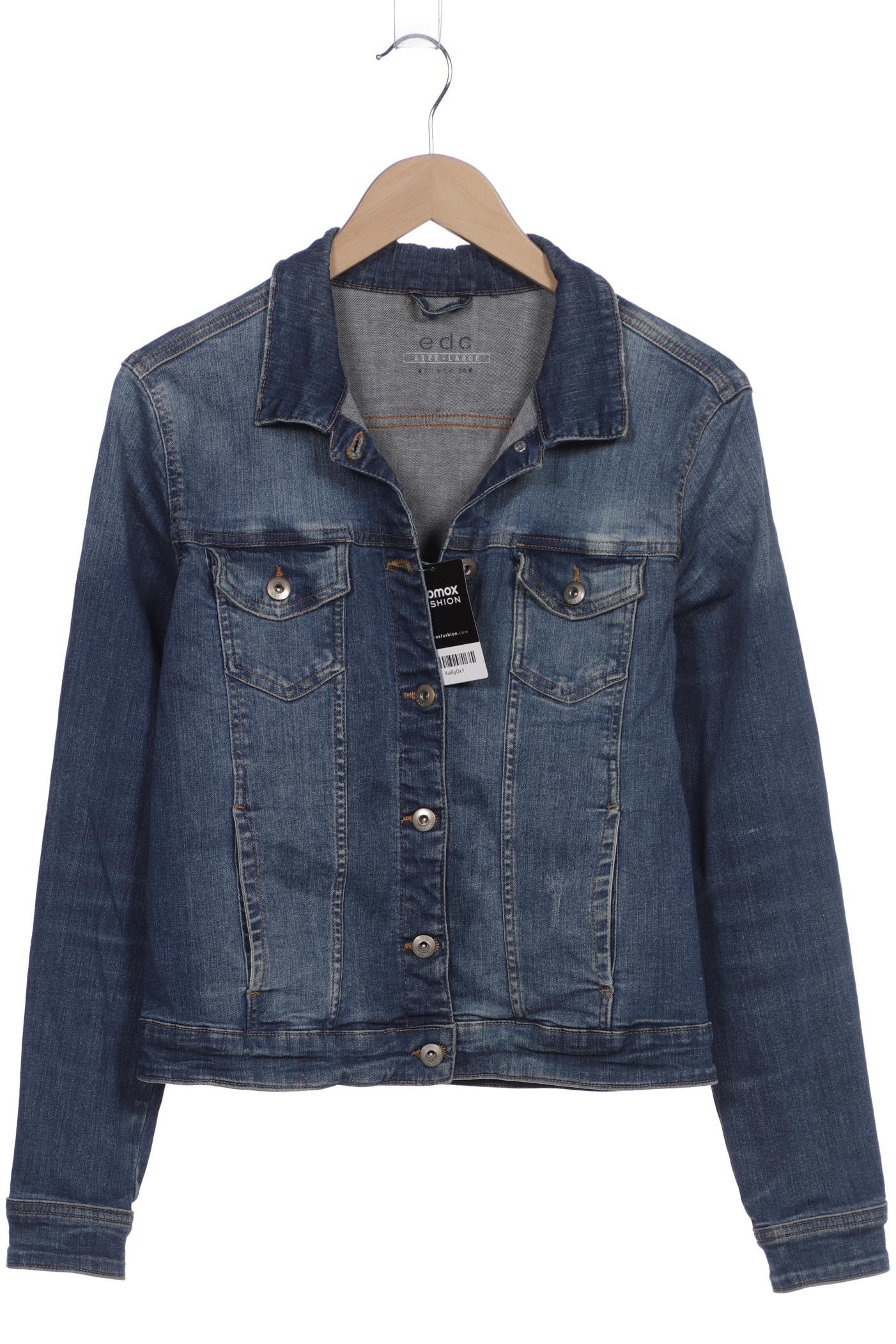 

edc by Esprit Damen Jacke, blau, Gr. 42