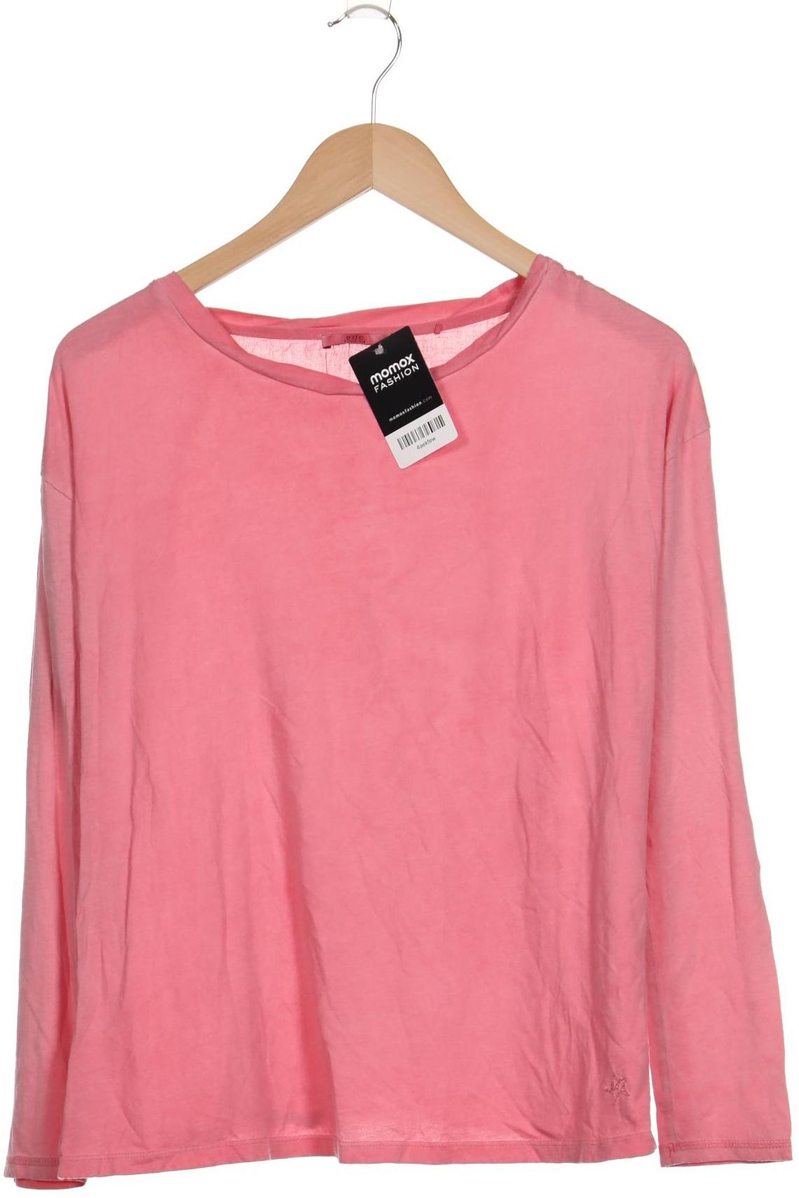 

edc by Esprit Damen Langarmshirt, pink, Gr. 36