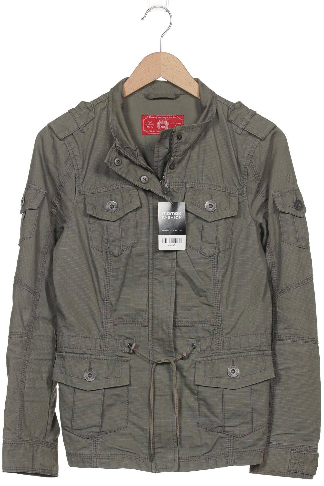 

edc by Esprit Damen Jacke, grün, Gr. 38
