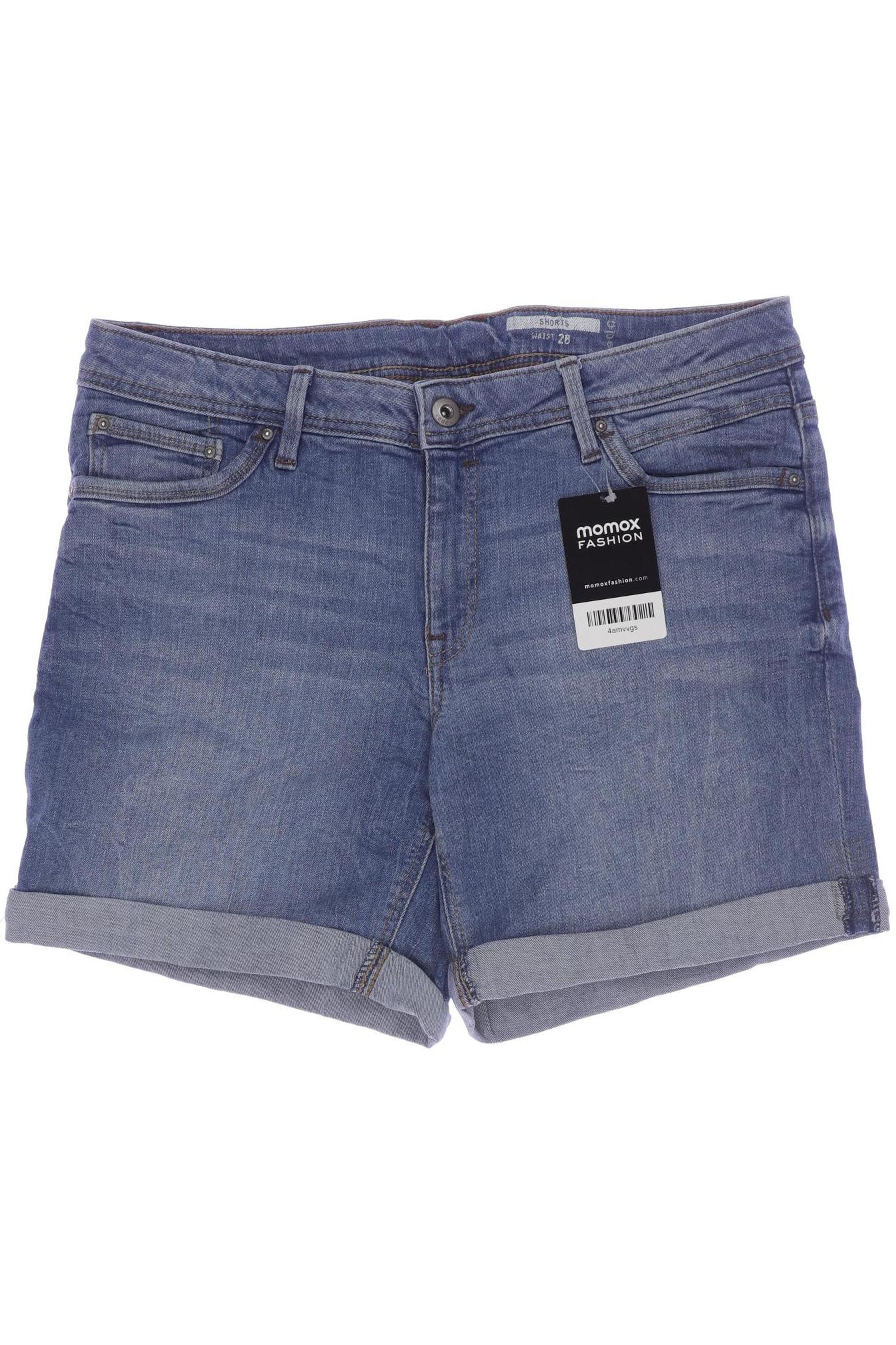 

edc by Esprit Damen Shorts, blau, Gr. 28