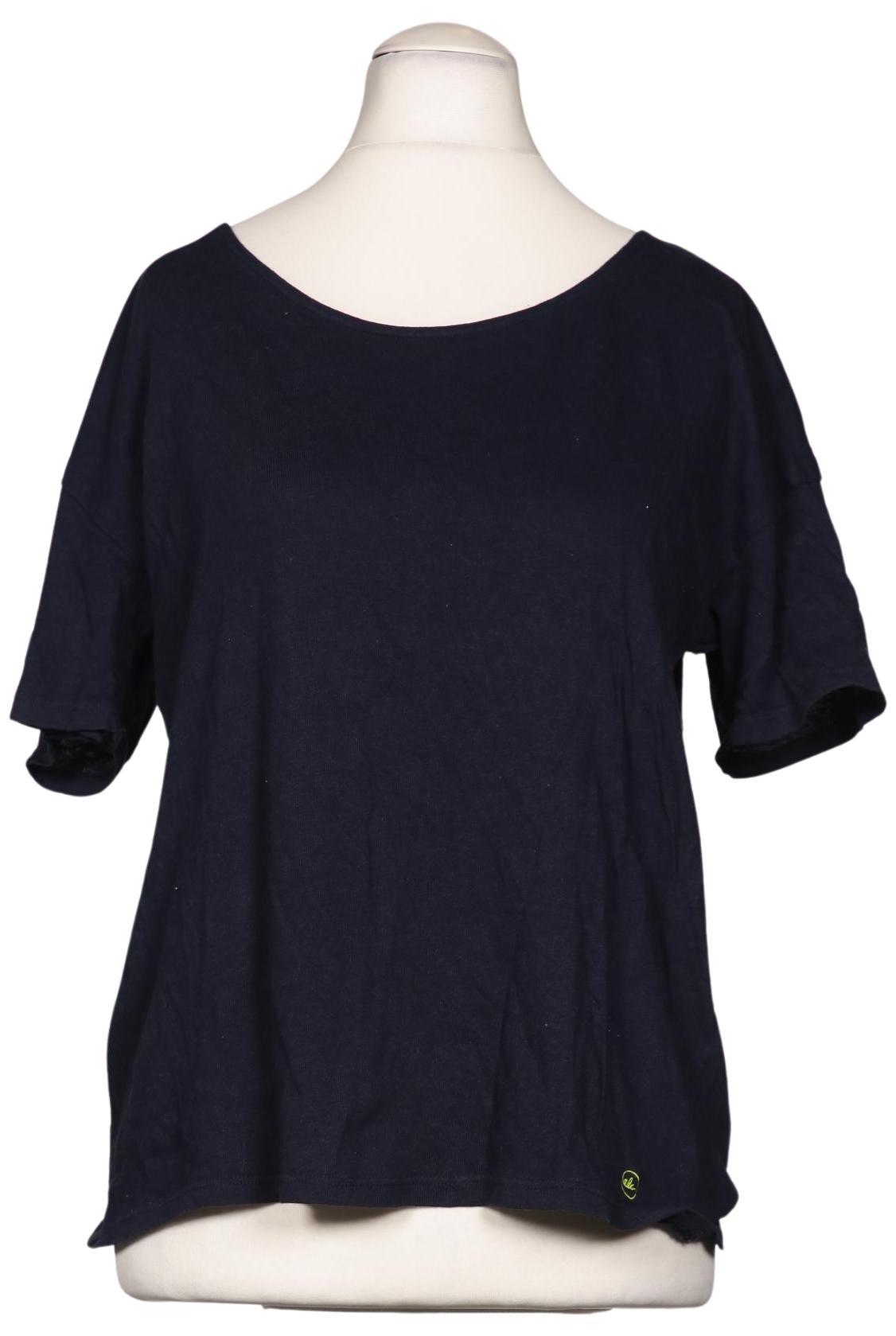 

edc by Esprit Damen T-Shirt, marineblau, Gr. 42