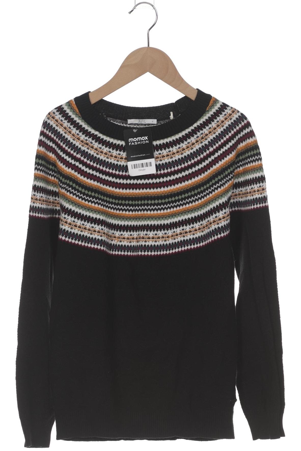 

edc by Esprit Damen Pullover, schwarz, Gr. 36