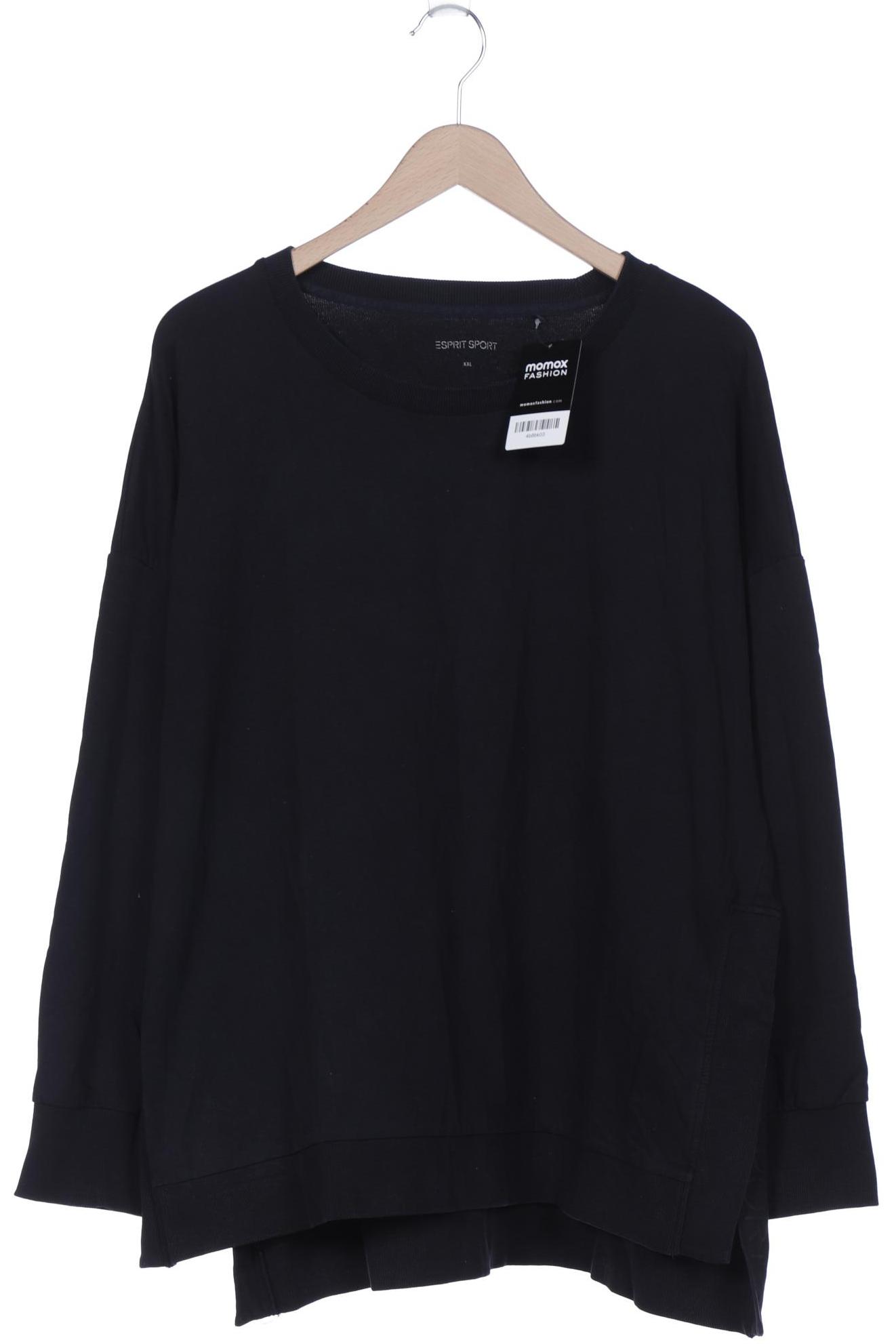 

edc by Esprit Damen Sweatshirt, schwarz, Gr. 46