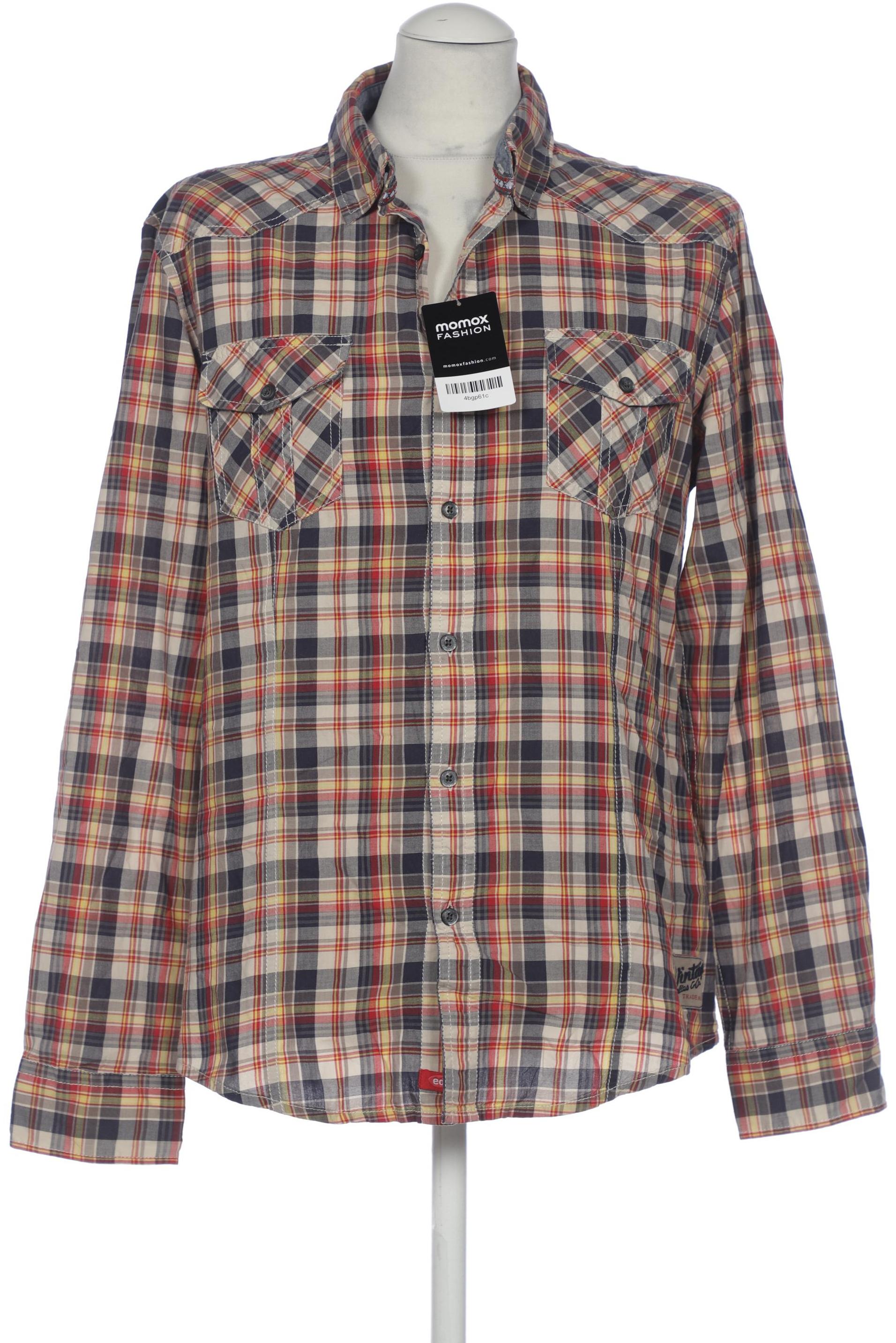 

edc by Esprit Herren Hemd, mehrfarbig, Gr. 52