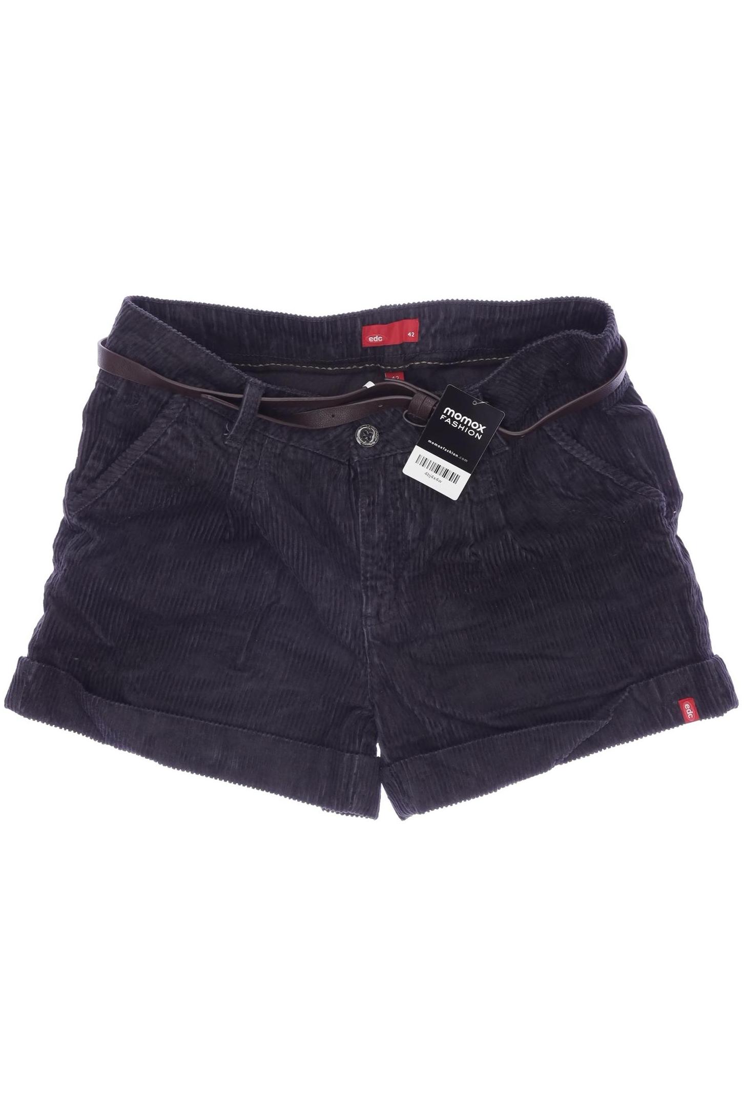 

edc by Esprit Damen Shorts, grau, Gr. 42