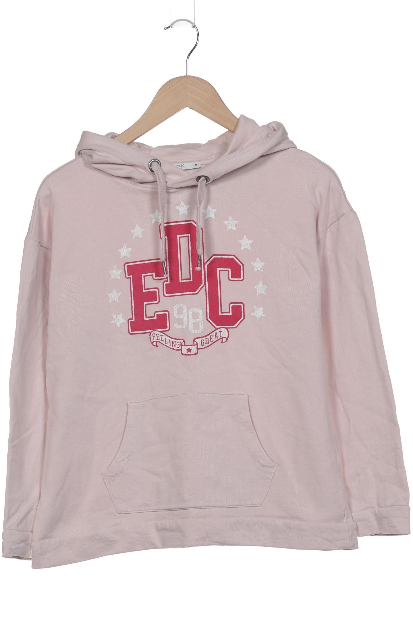 

edc by Esprit Damen Kapuzenpullover, pink, Gr. 38