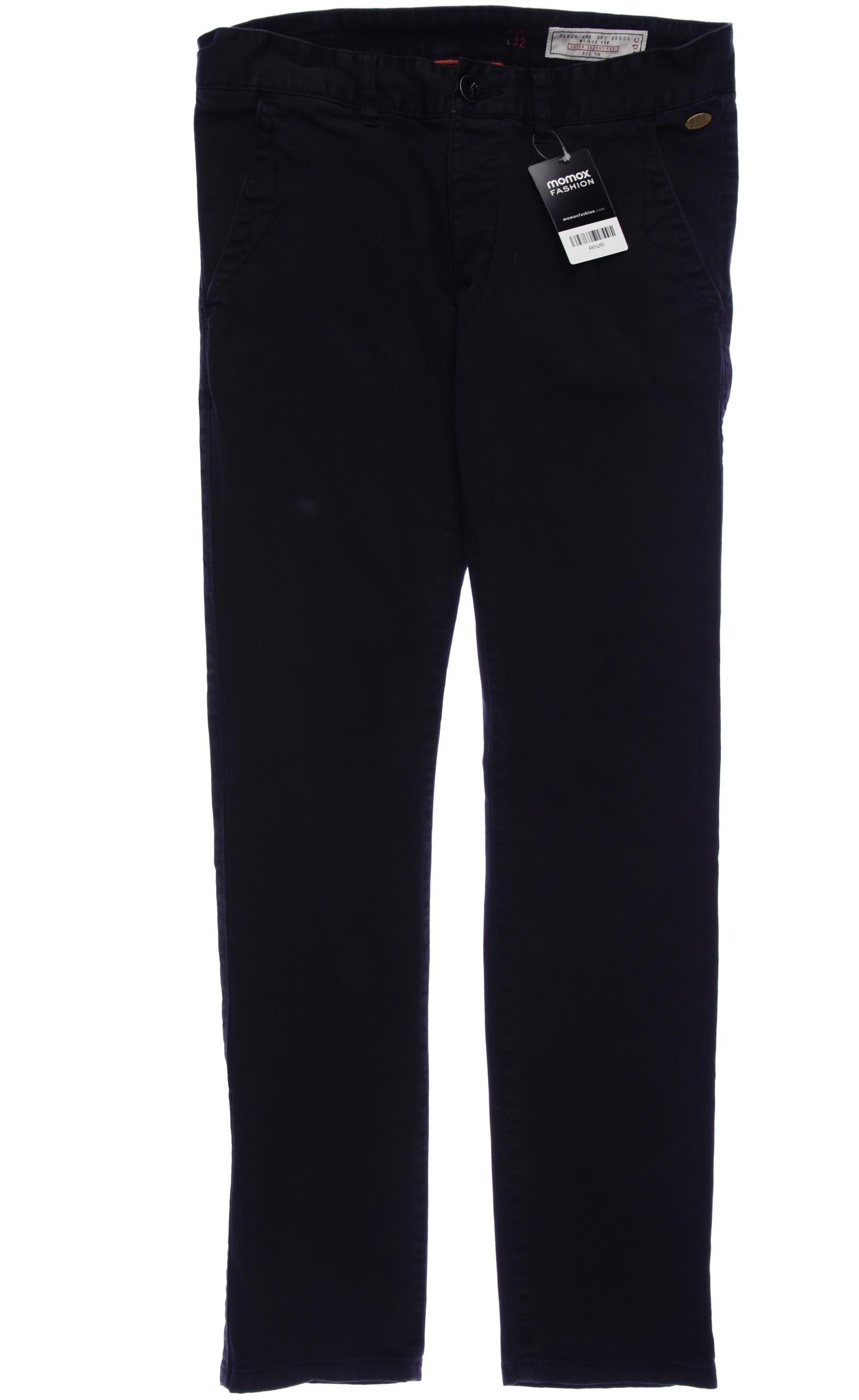 

edc by Esprit Herren Stoffhose, schwarz, Gr. 31