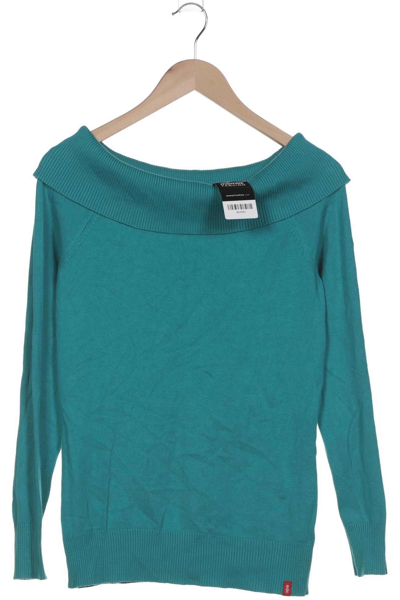 

edc by Esprit Damen Pullover, türkis, Gr. 38