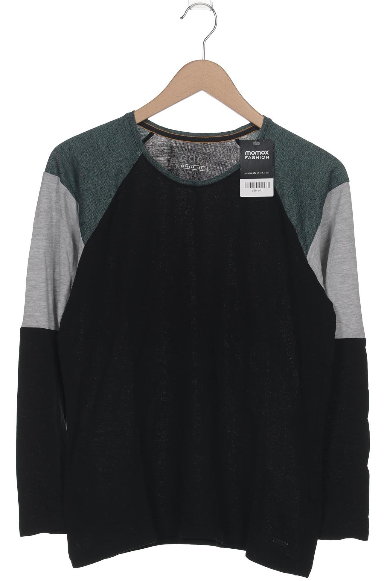 

edc by Esprit Herren Langarmshirt, schwarz, Gr. 46