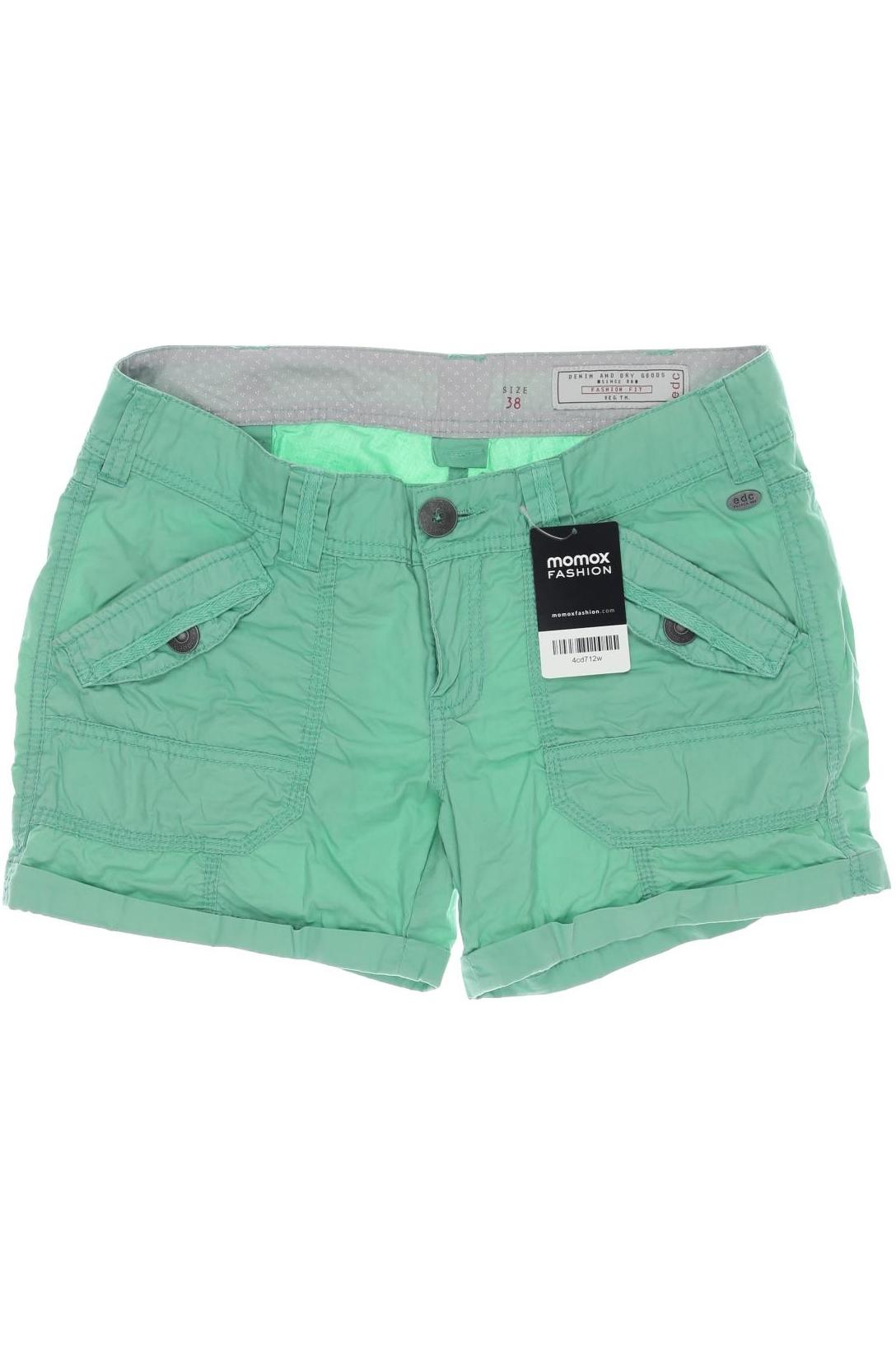 

edc by Esprit Damen Shorts, grün, Gr. 38