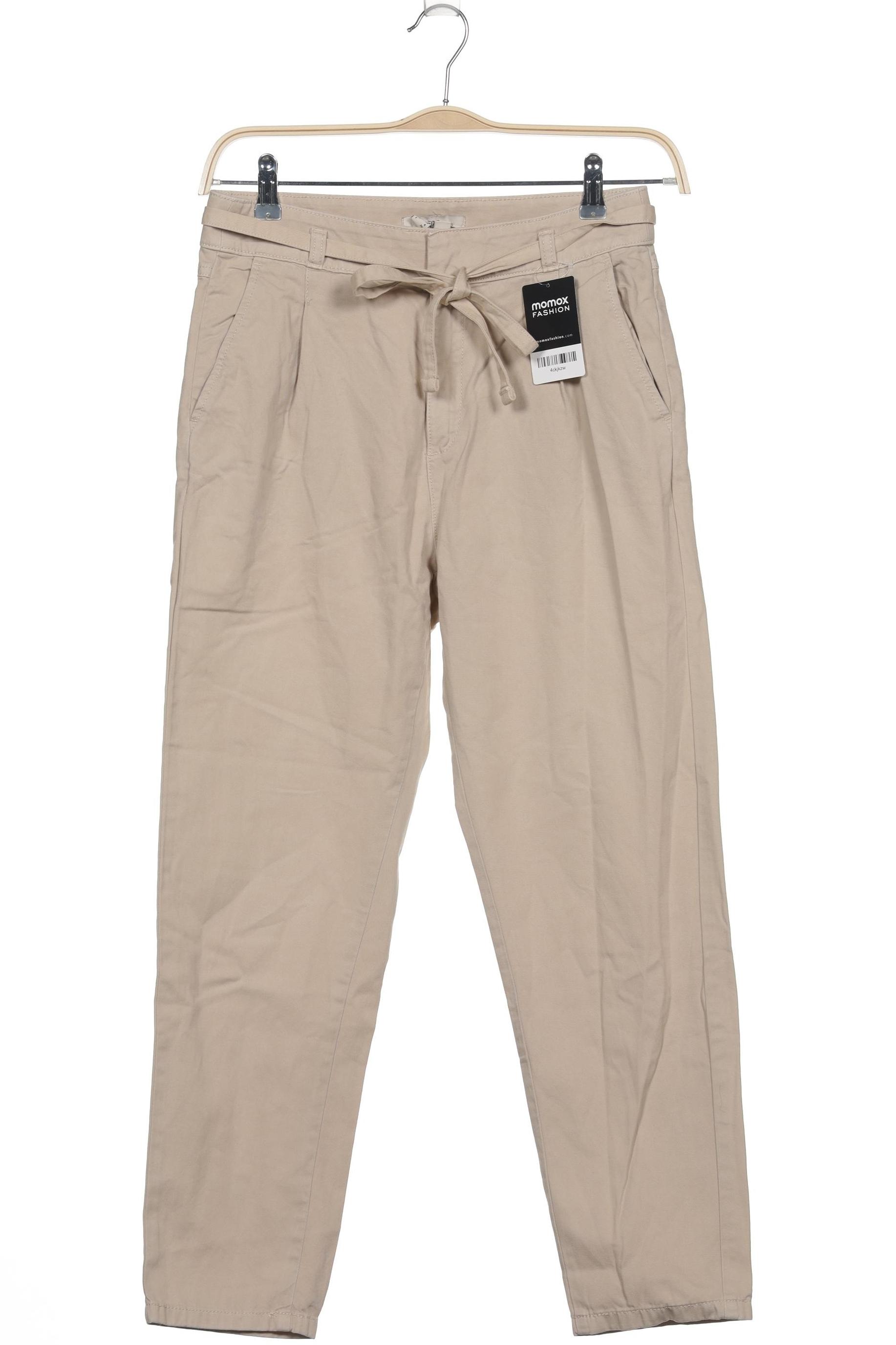 

edc by Esprit Damen Stoffhose, beige, Gr. 36