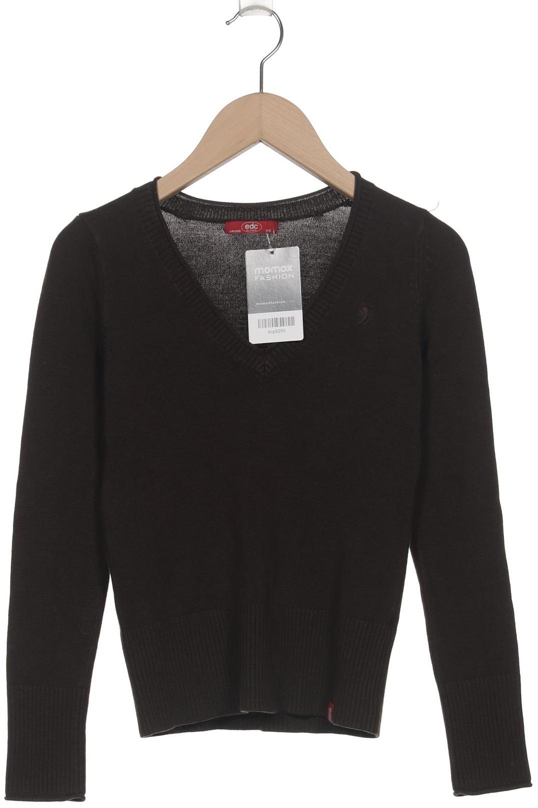 

edc by Esprit Damen Pullover, braun, Gr. 34