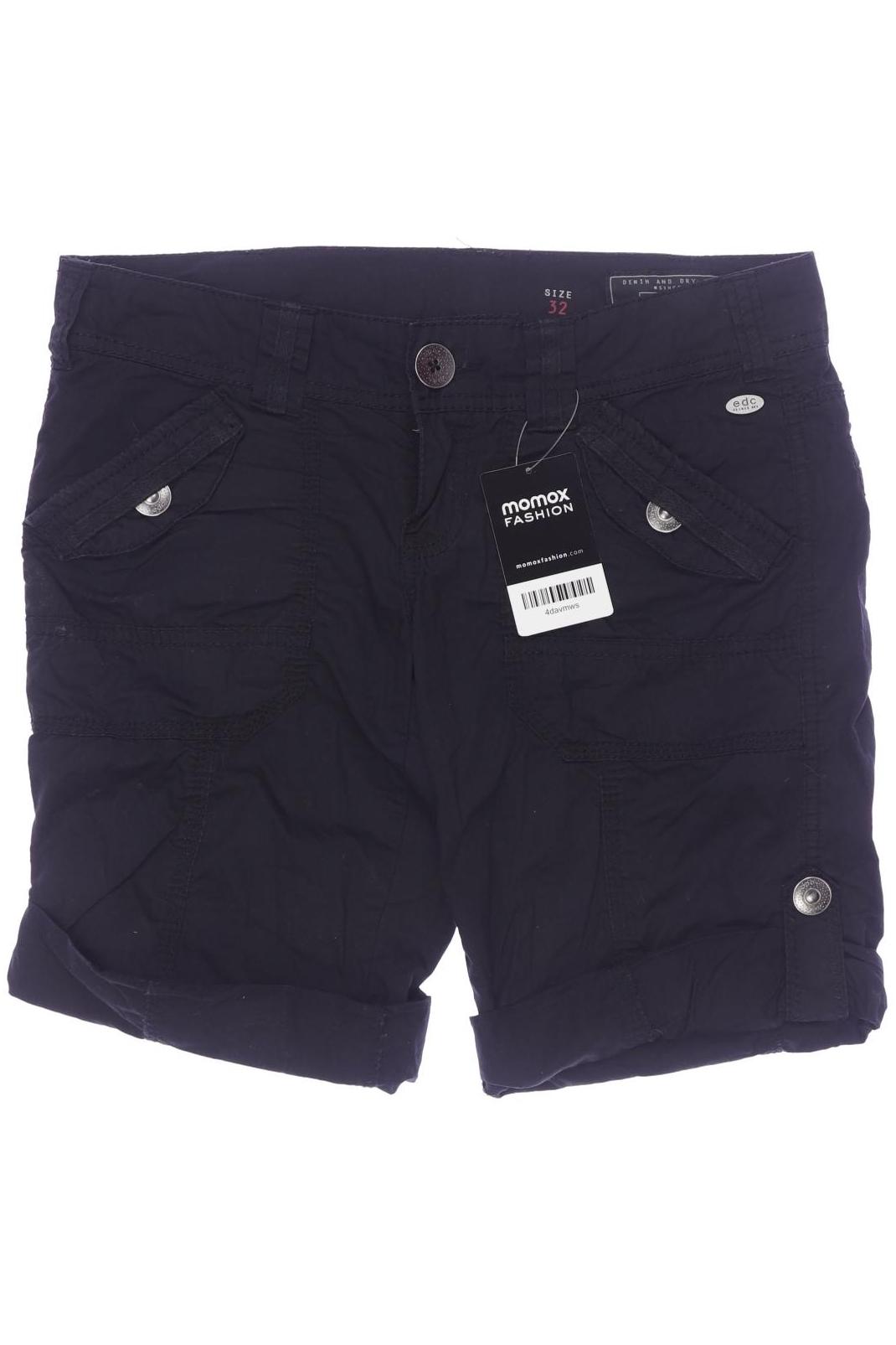 

edc by Esprit Damen Shorts, schwarz, Gr. 32