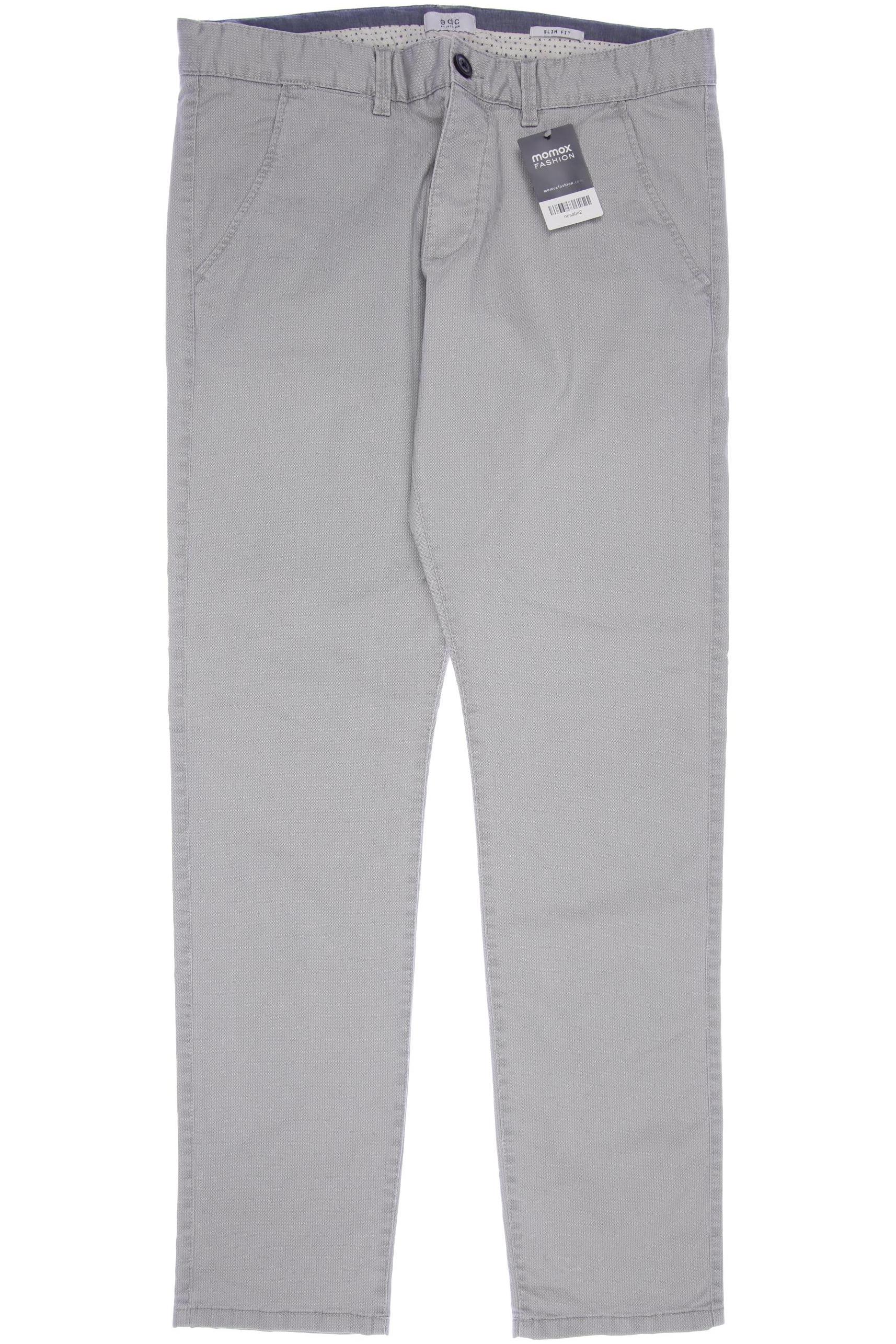 

edc by Esprit Herren Stoffhose, grau, Gr. 36