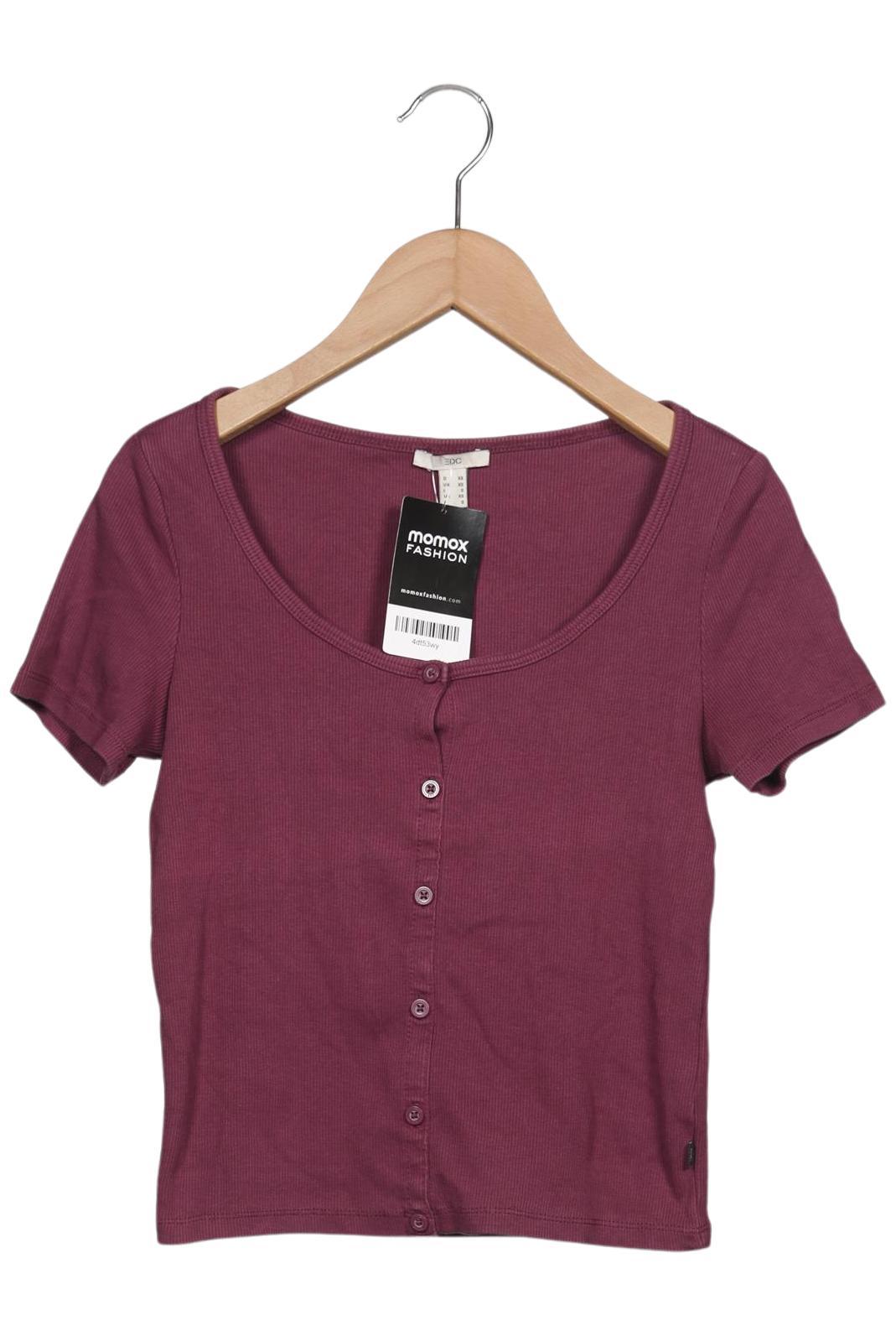 

edc by Esprit Damen T-Shirt, bordeaux, Gr. 34