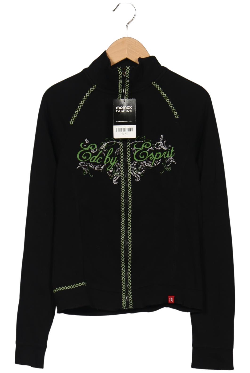 

edc by Esprit Damen Sweatshirt, schwarz, Gr. 38