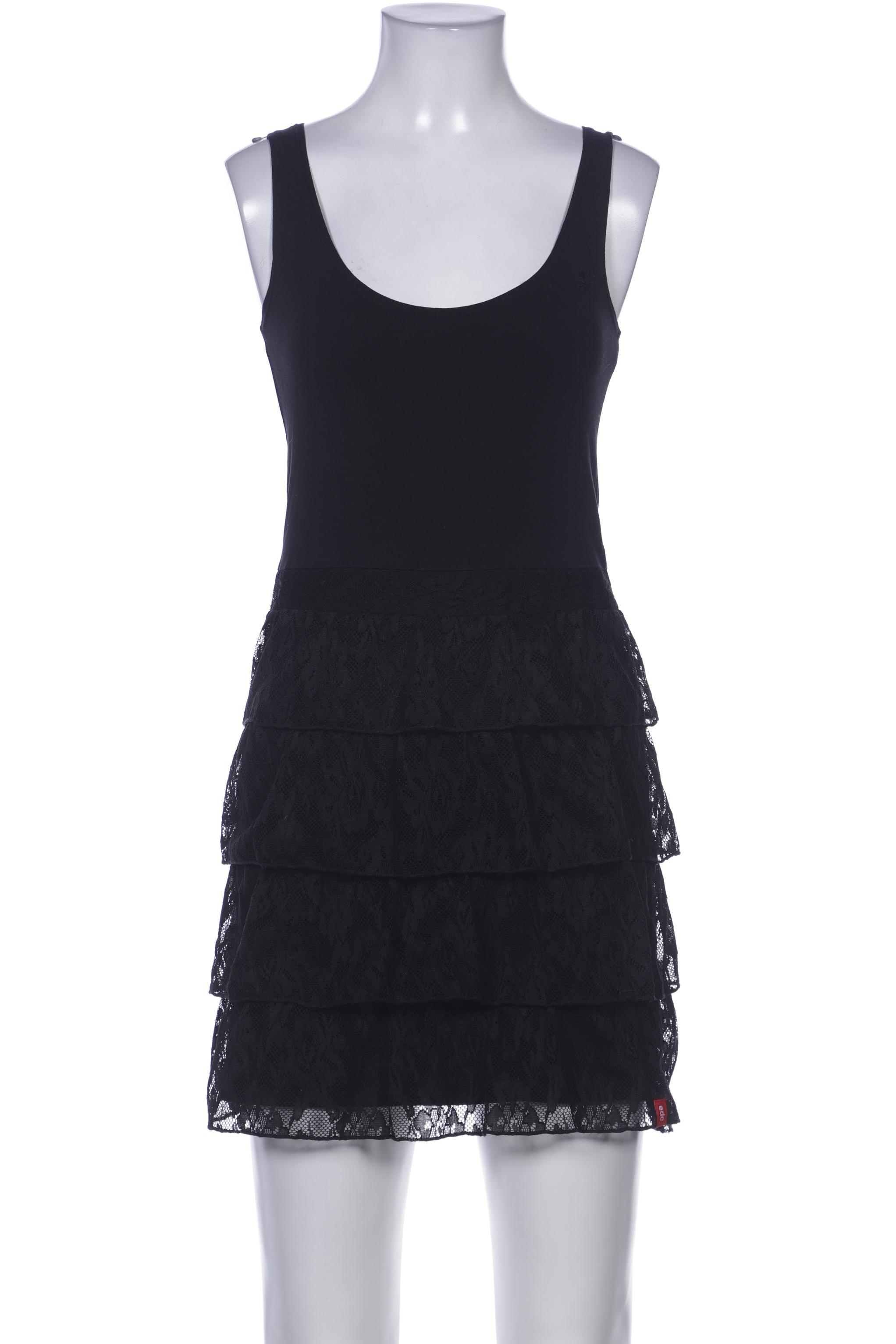 

edc by Esprit Damen Kleid, schwarz, Gr. 34