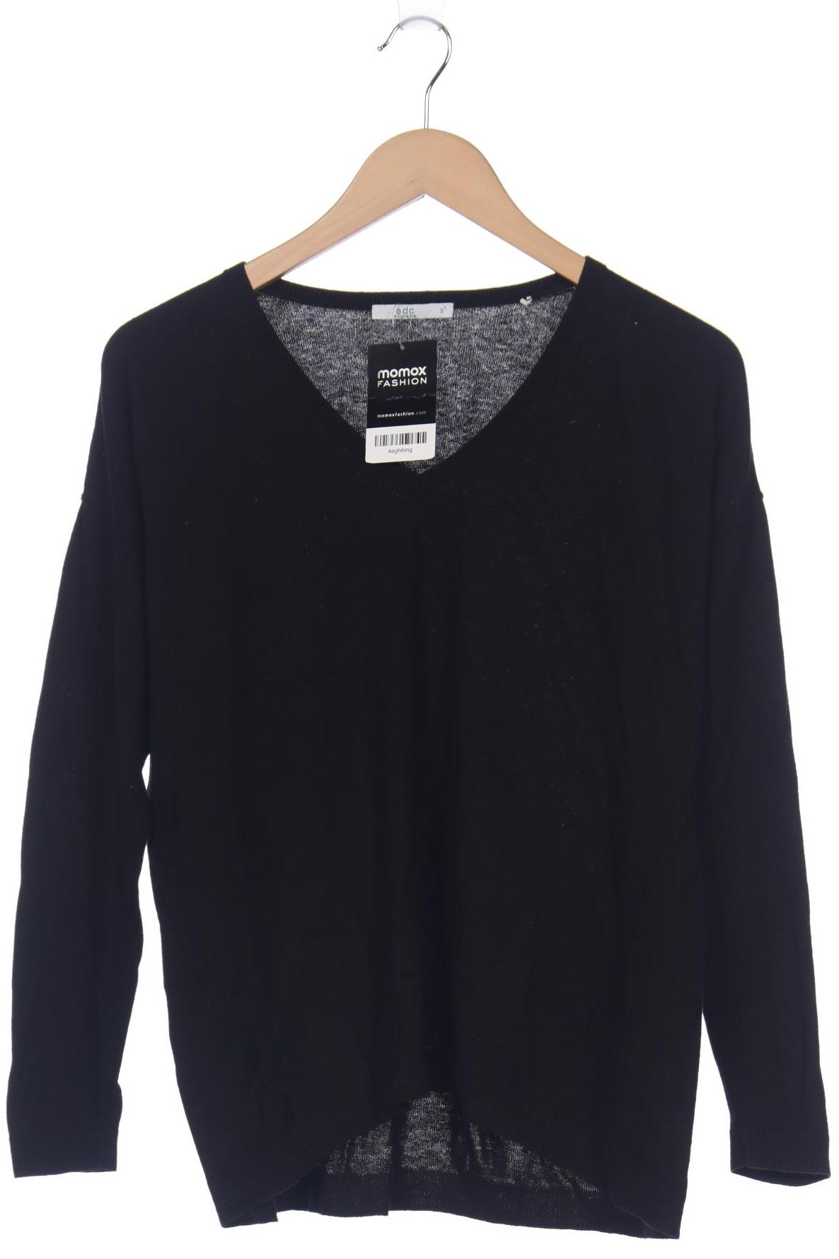 

edc by Esprit Damen Pullover, schwarz