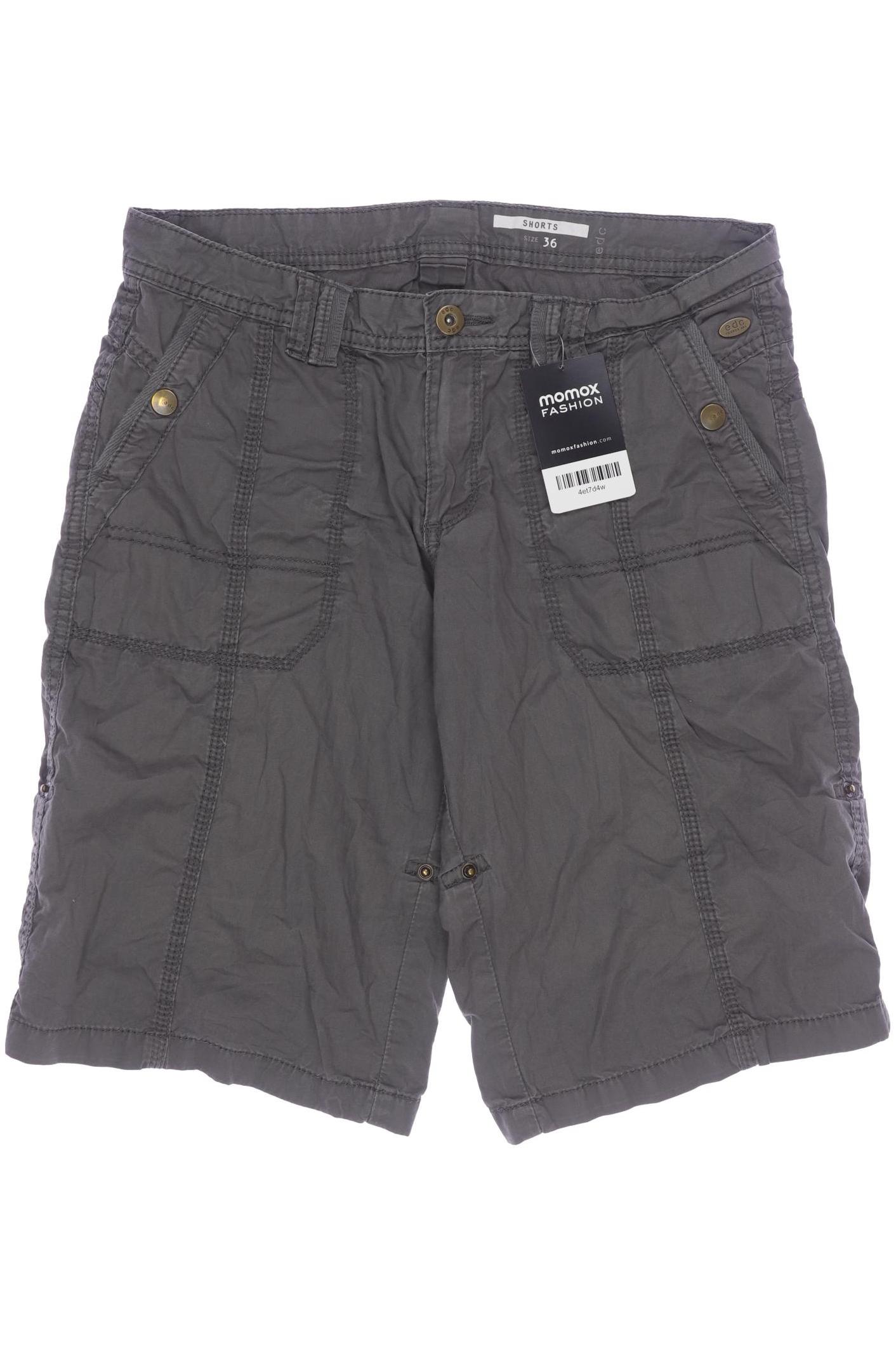 

edc by Esprit Damen Shorts, grau, Gr. 36