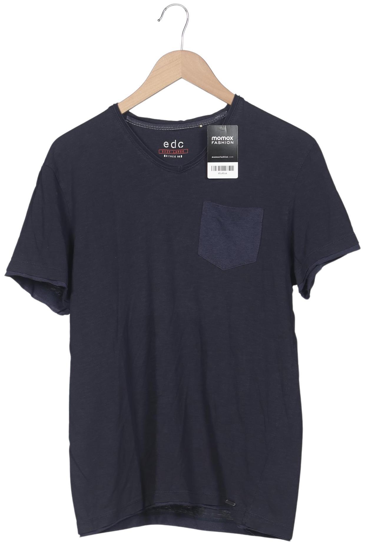 

edc by Esprit Herren T-Shirt, marineblau, Gr. 52