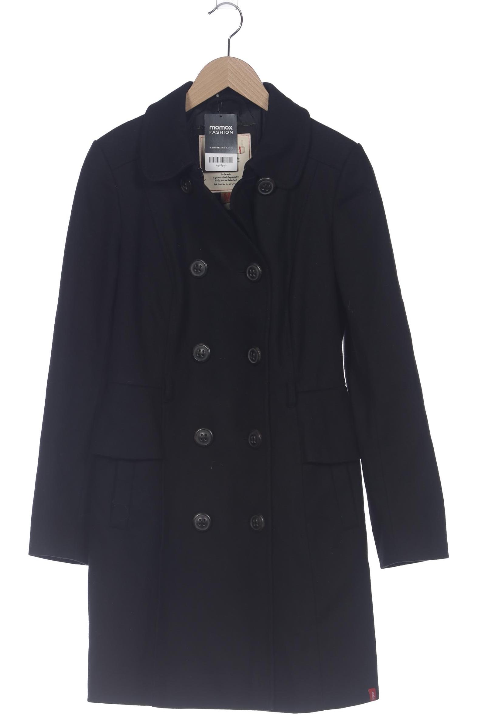 

edc by Esprit Damen Mantel, schwarz, Gr. 38