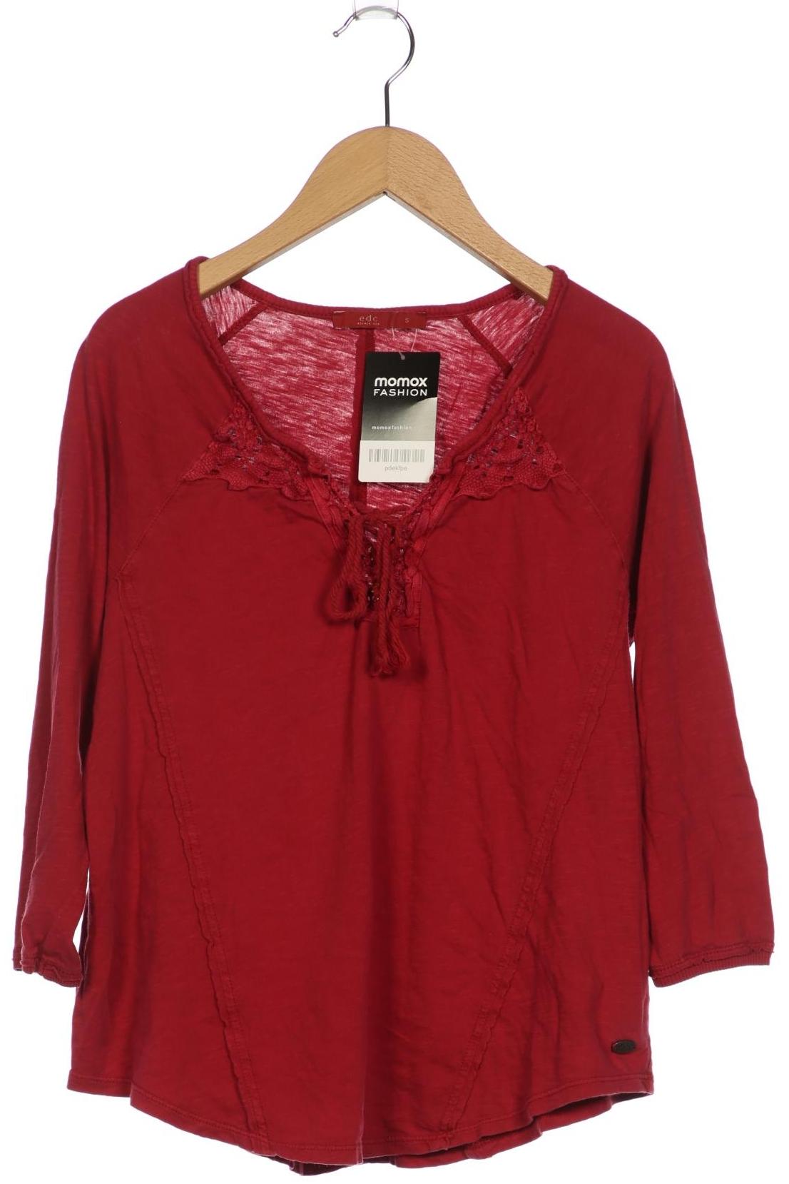 

edc by Esprit Damen Langarmshirt, pink, Gr. 36