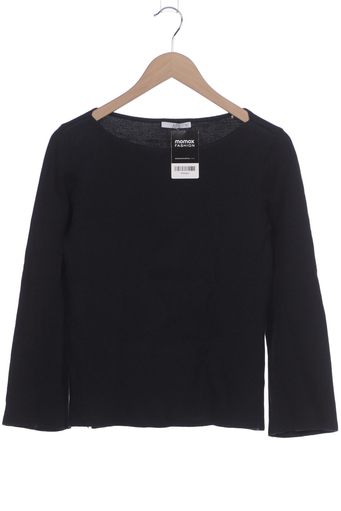 

edc by Esprit Damen Pullover, marineblau, Gr. 34