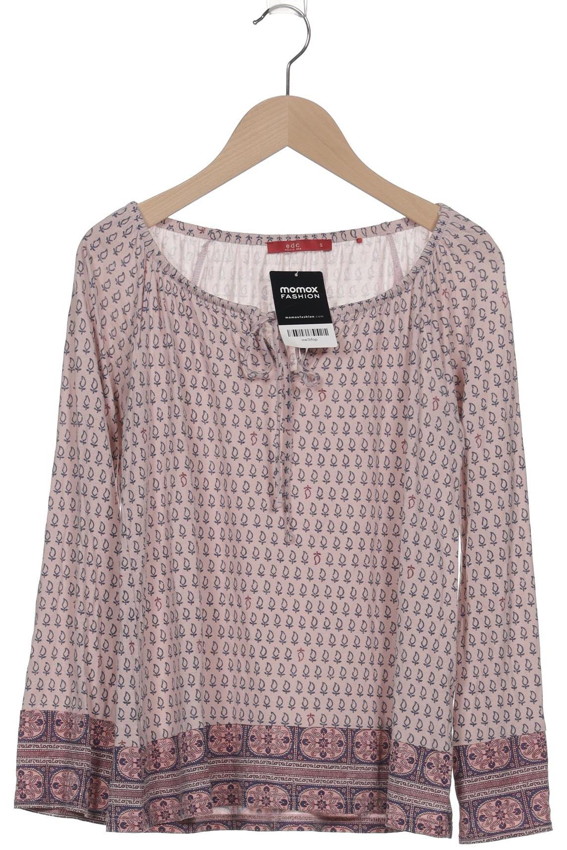 

edc by Esprit Damen Langarmshirt, pink, Gr. 36