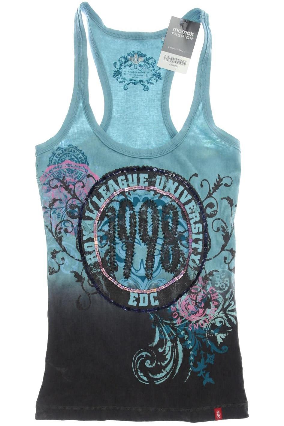 

edc by Esprit Damen Top, blau, Gr. 42