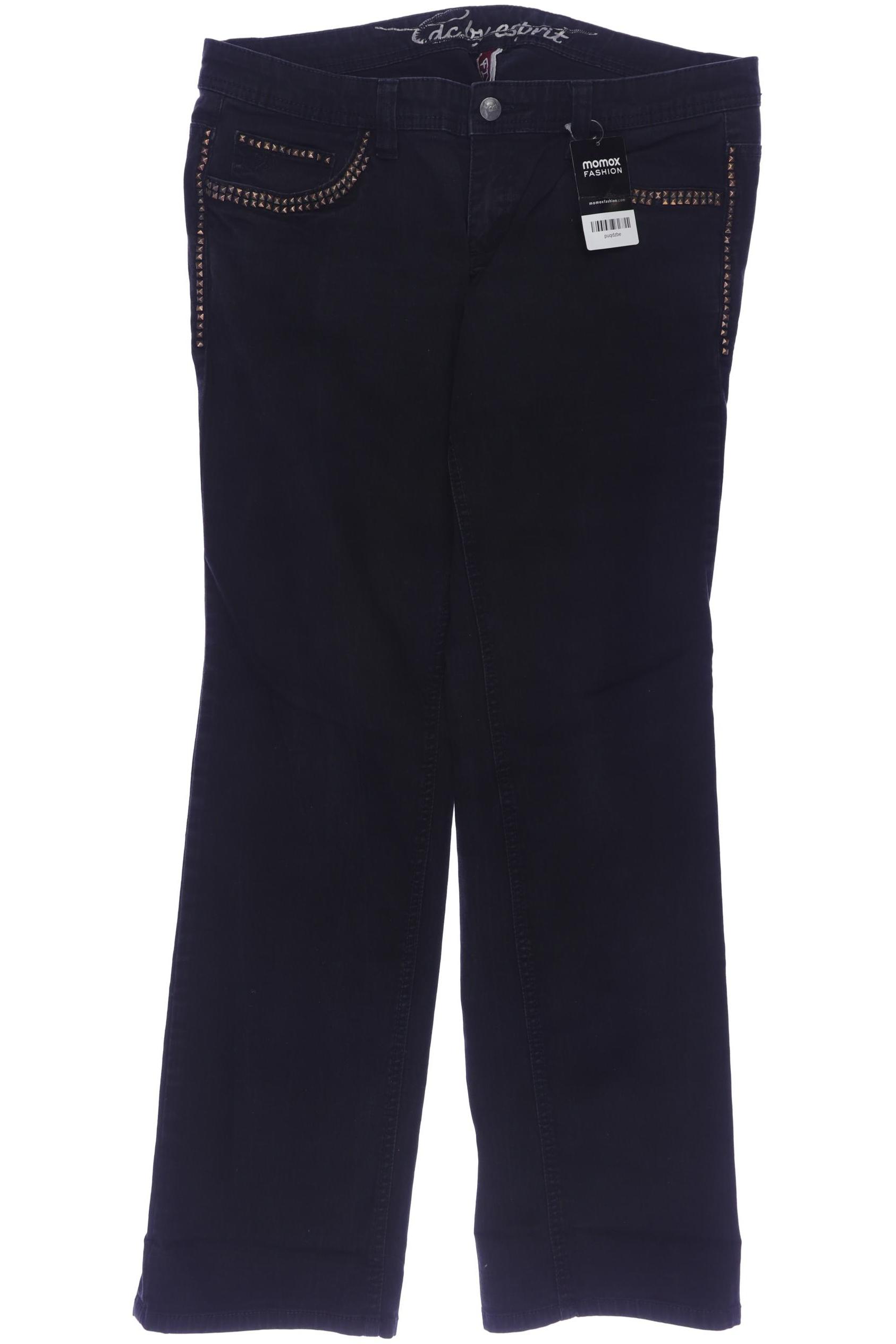 

edc by Esprit Damen Jeans, schwarz, Gr. 44