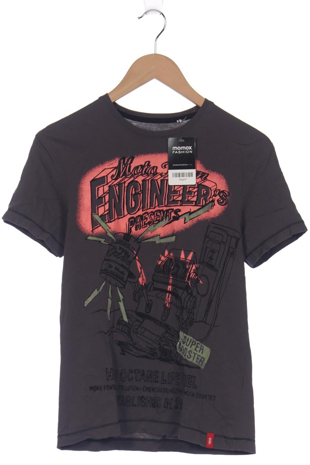 

edc by Esprit Herren T-Shirt, grau, Gr. 44
