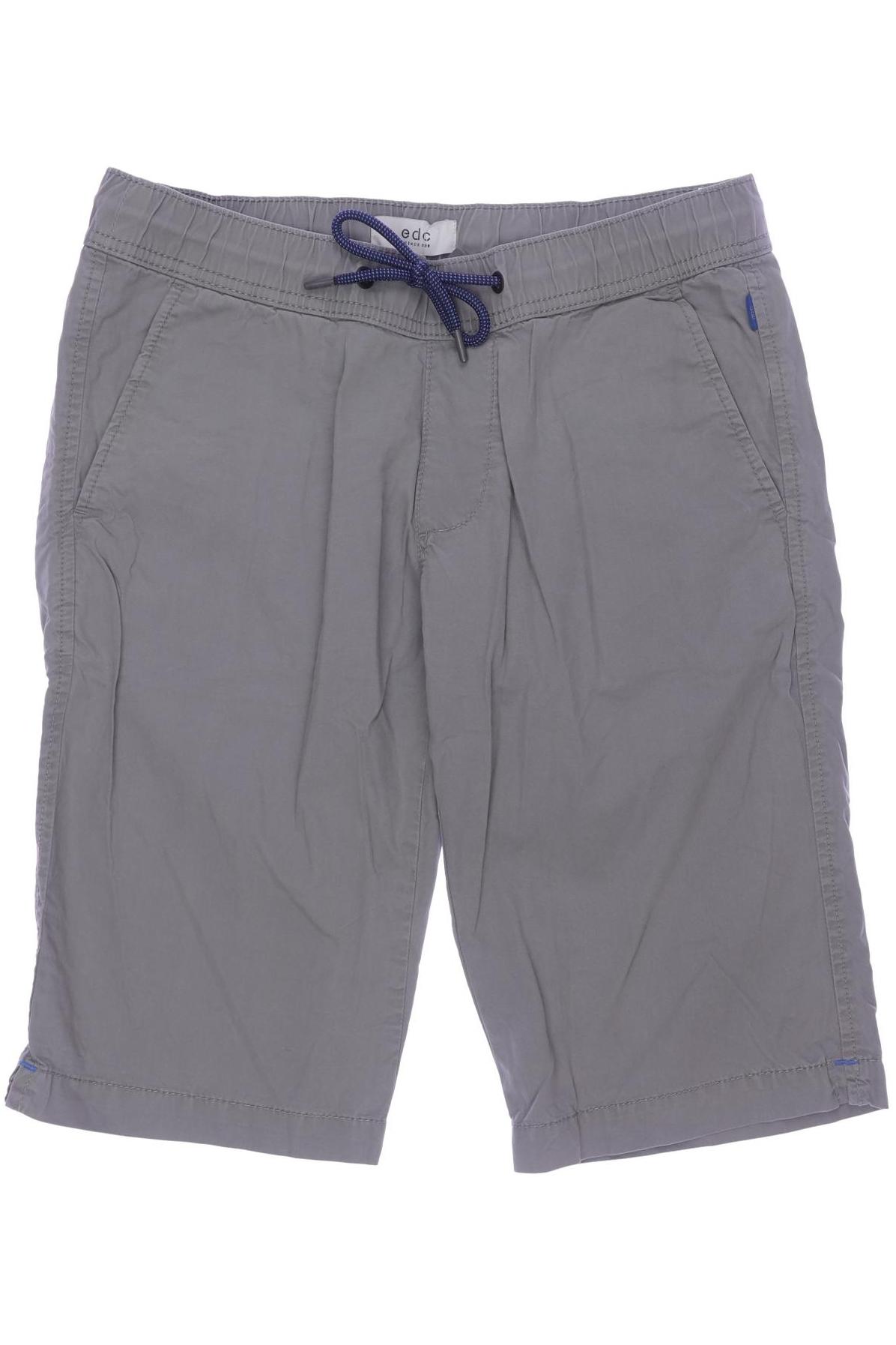

edc by Esprit Herren Shorts, grau, Gr. 30