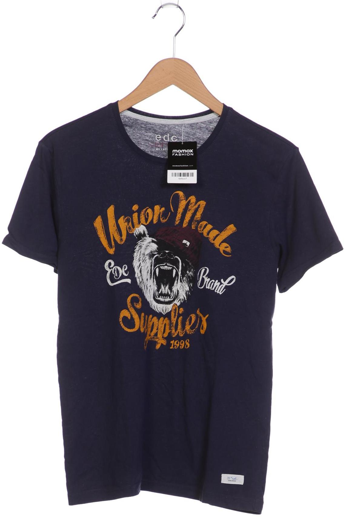

edc by Esprit Herren T-Shirt, marineblau, Gr. 46
