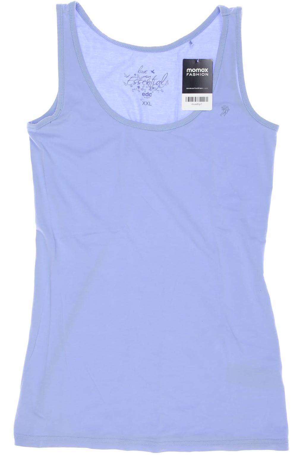 Thumbnail - edc by Esprit Damen Top, blau, Gr. 46