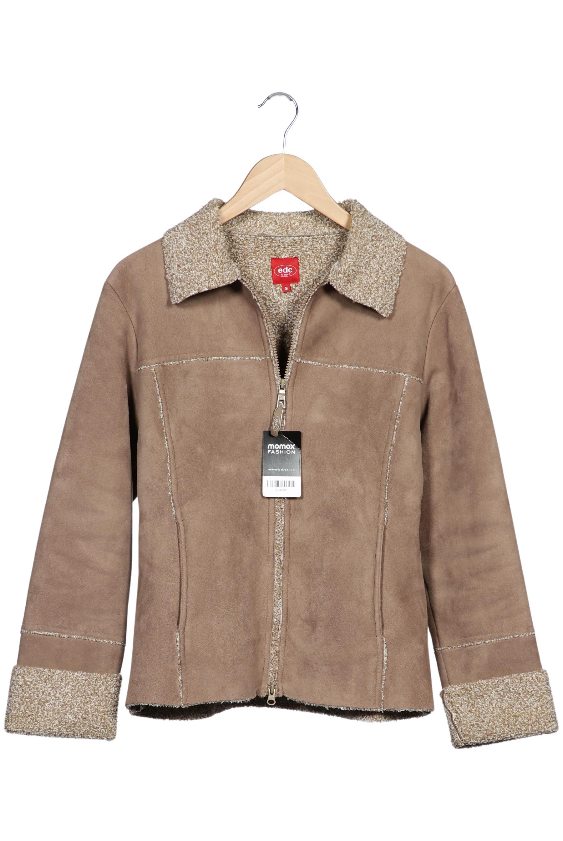 

edc by Esprit Damen Jacke, beige, Gr. 36