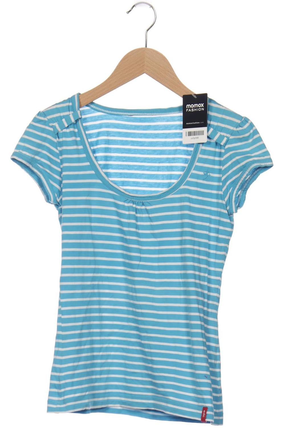 

edc by Esprit Damen T-Shirt, blau, Gr. 32