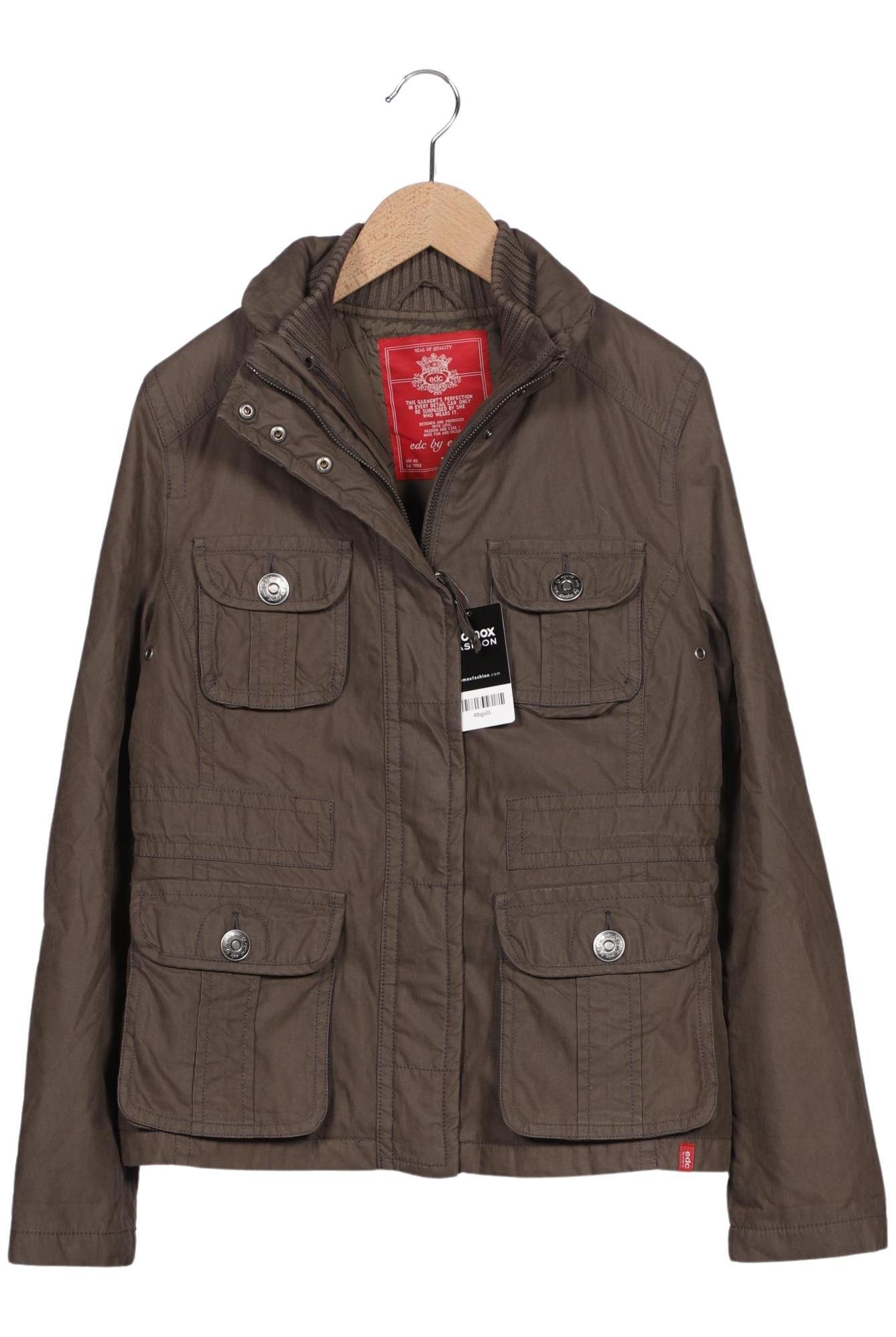

edc by Esprit Damen Jacke, braun, Gr. 38