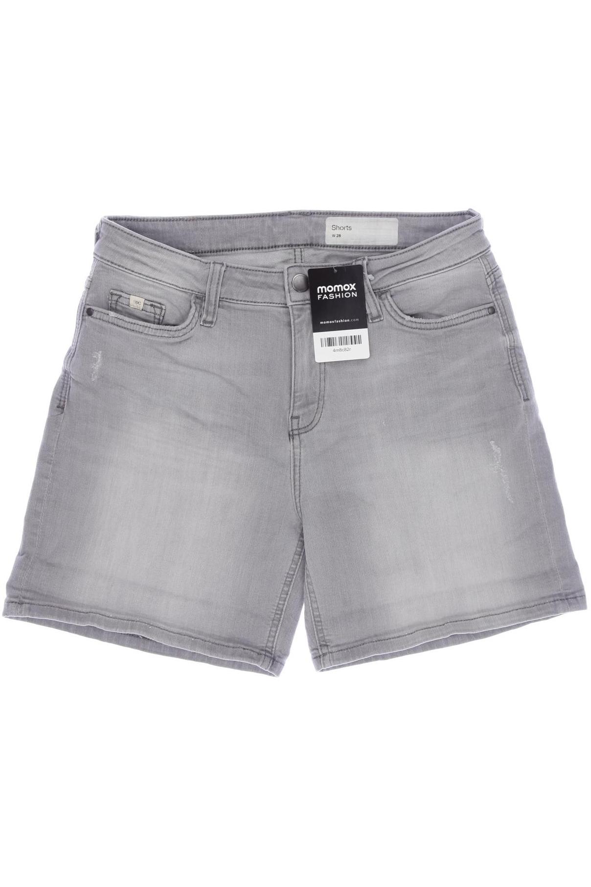 

edc by Esprit Damen Shorts, grau, Gr. 28