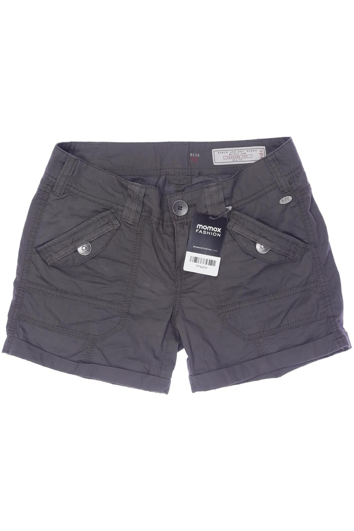 

edc by Esprit Damen Shorts, grau, Gr. 34
