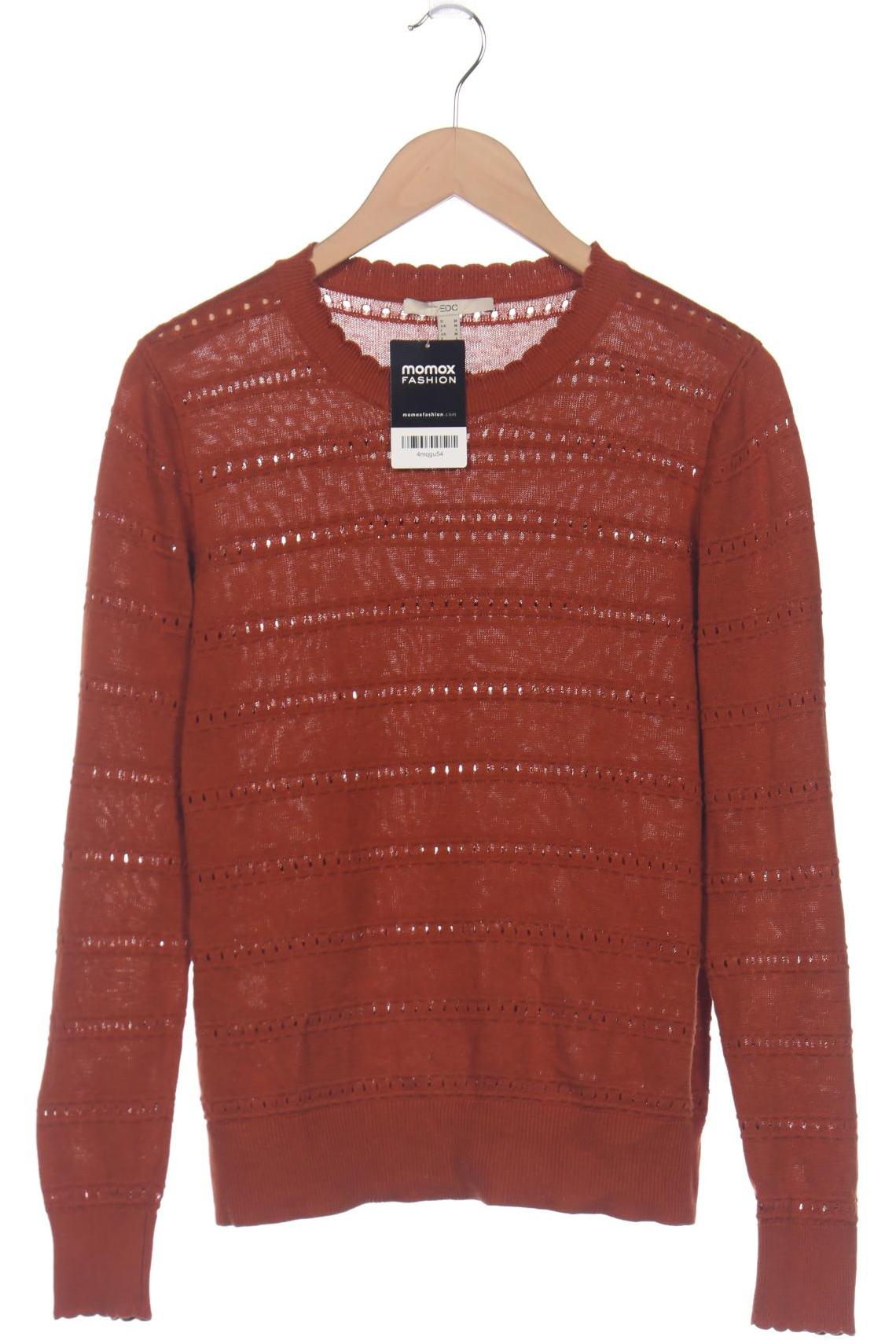 

edc by Esprit Damen Pullover, braun, Gr. 38