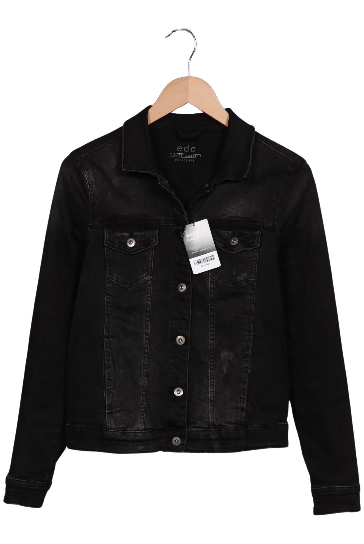 

edc by Esprit Damen Jacke, schwarz, Gr. 42
