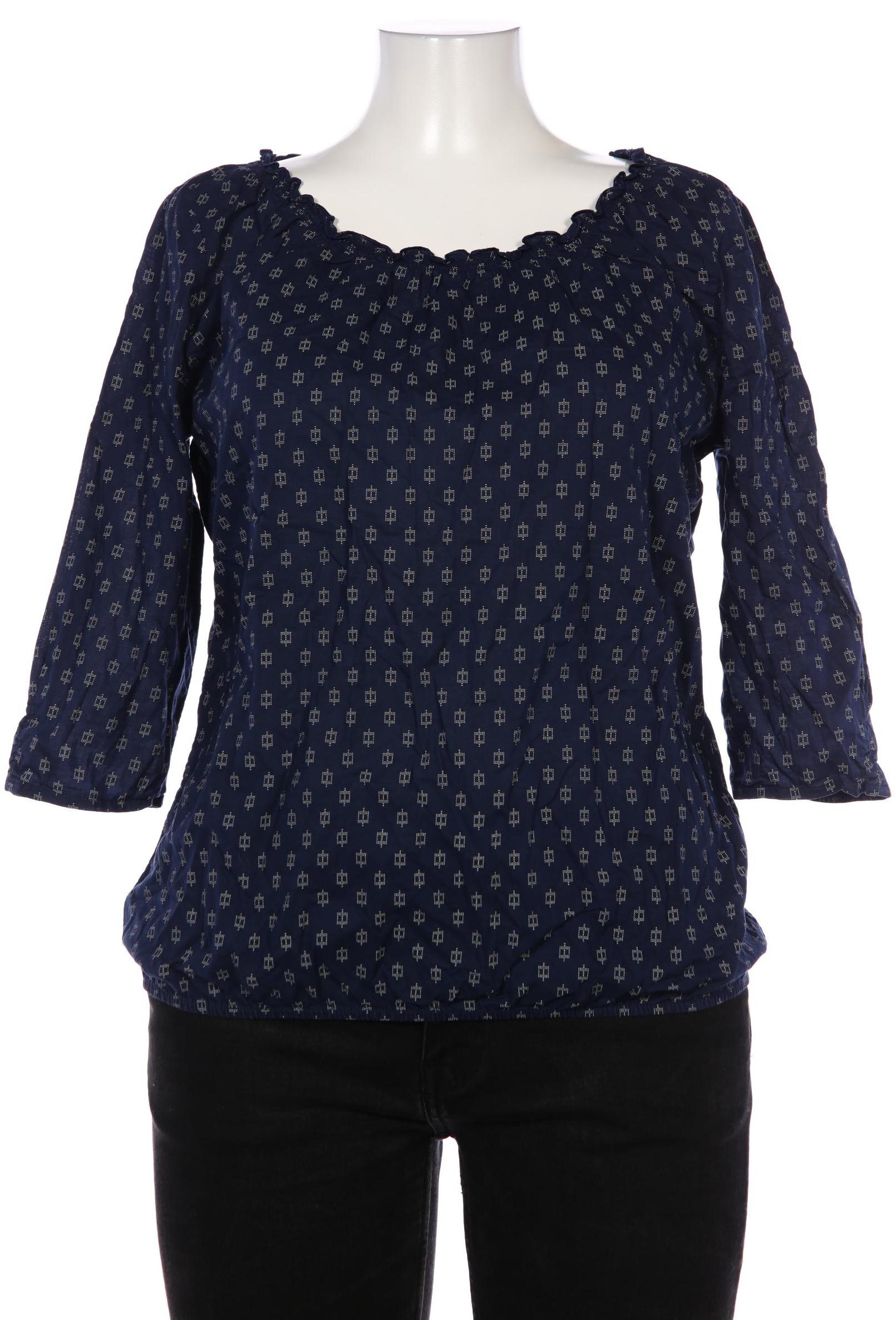 

edc by Esprit Damen Bluse, marineblau, Gr. 42