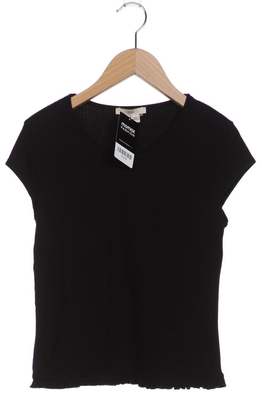 

edc by Esprit Damen T-Shirt, schwarz, Gr. 36