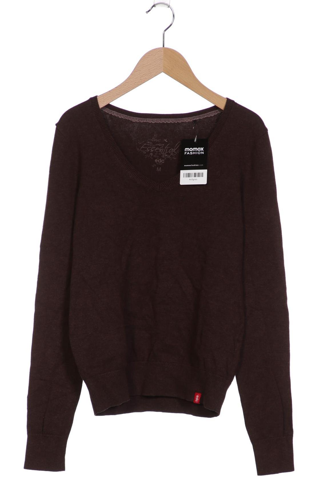 

edc by Esprit Damen Pullover, braun, Gr. 38