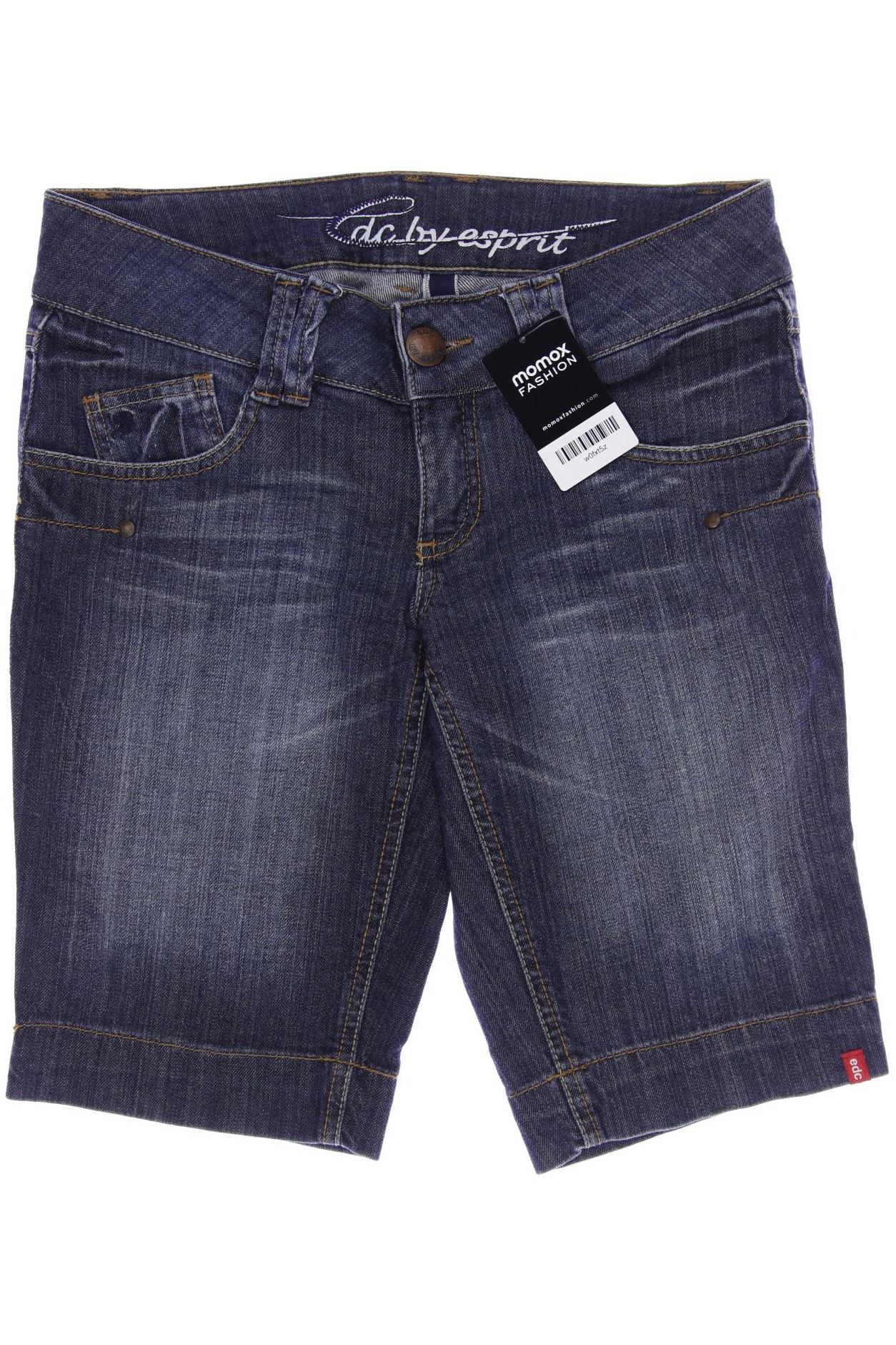 

edc by Esprit Damen Shorts, blau, Gr. 28