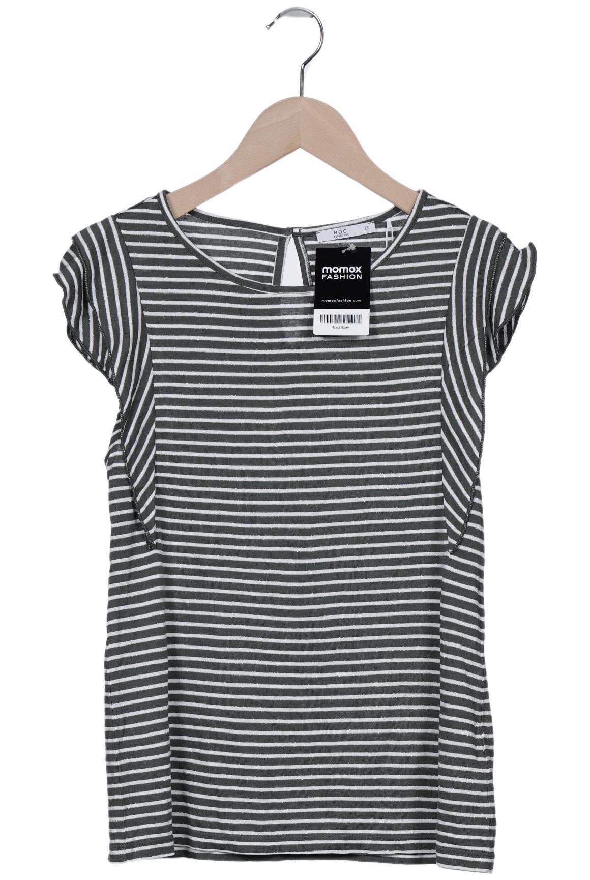 

edc by Esprit Damen T-Shirt, grün, Gr. 34