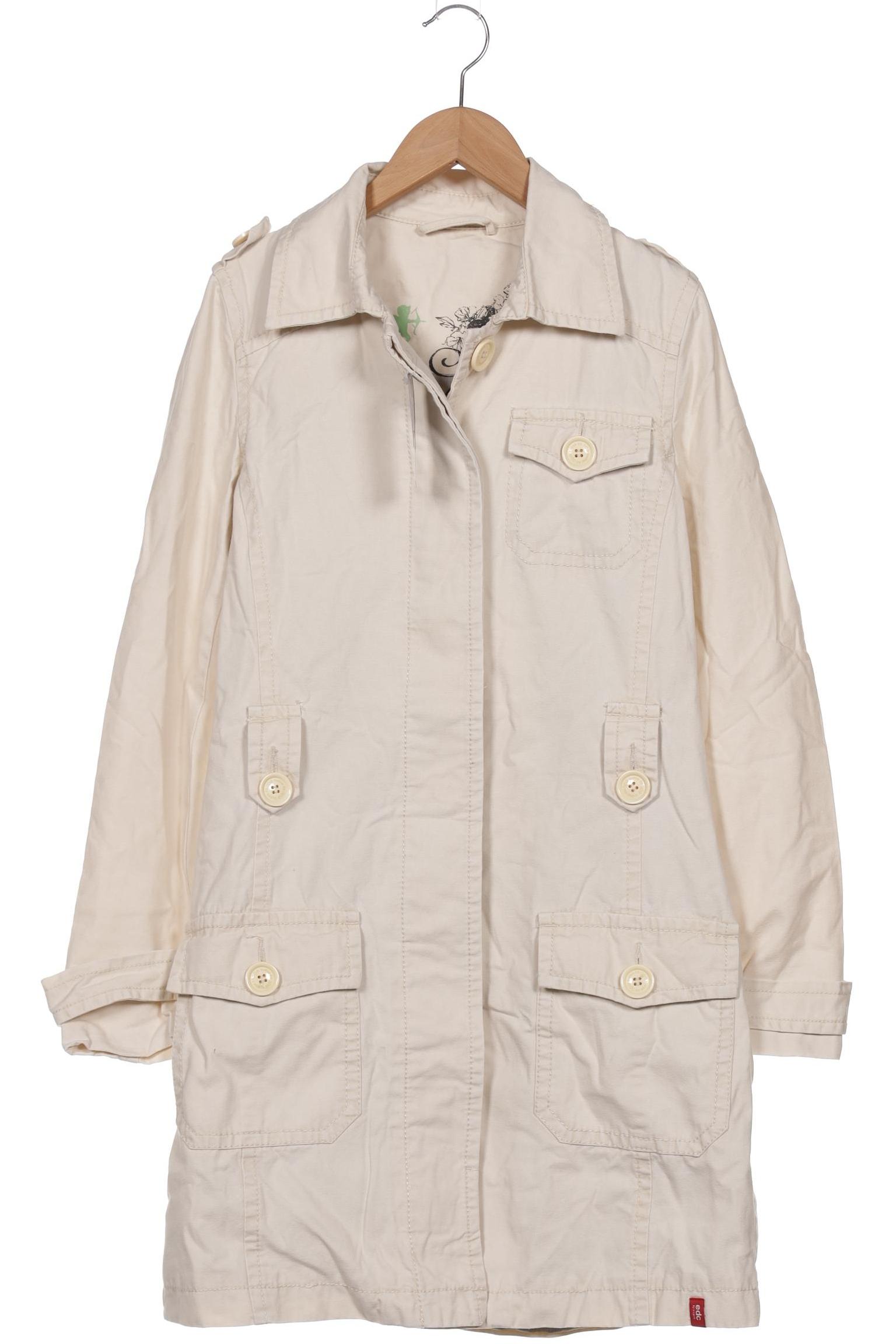 

edc by Esprit Damen Mantel, beige, Gr. 42